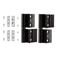 BISAGRA PARA VENTANA ALUMINIO PERFIL CONVENCIONAL NEGRA. 2 UDS - 3