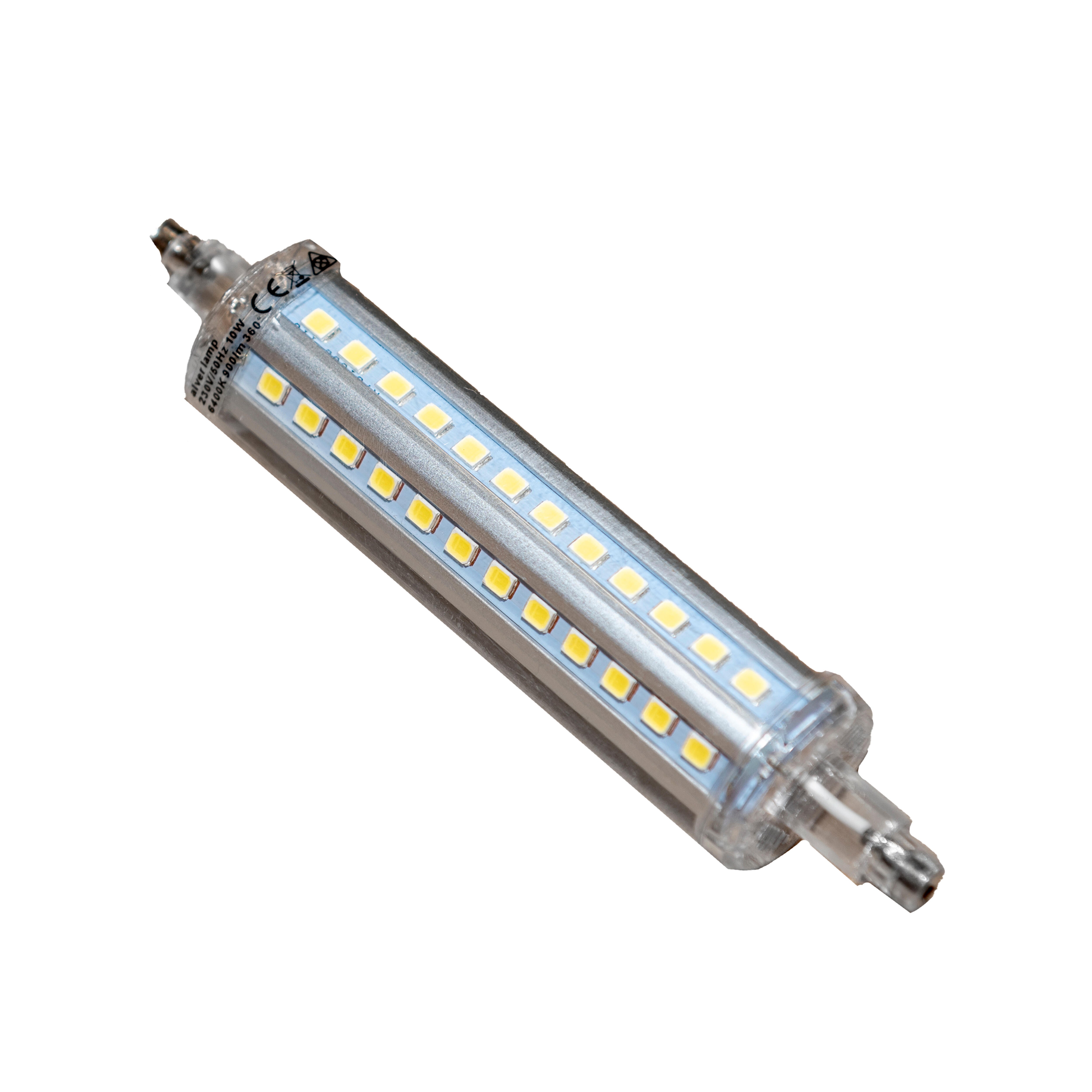 BOMBILLA LED LINEAL LARGA R7S 900LM 10W LUZ FRIA - 3