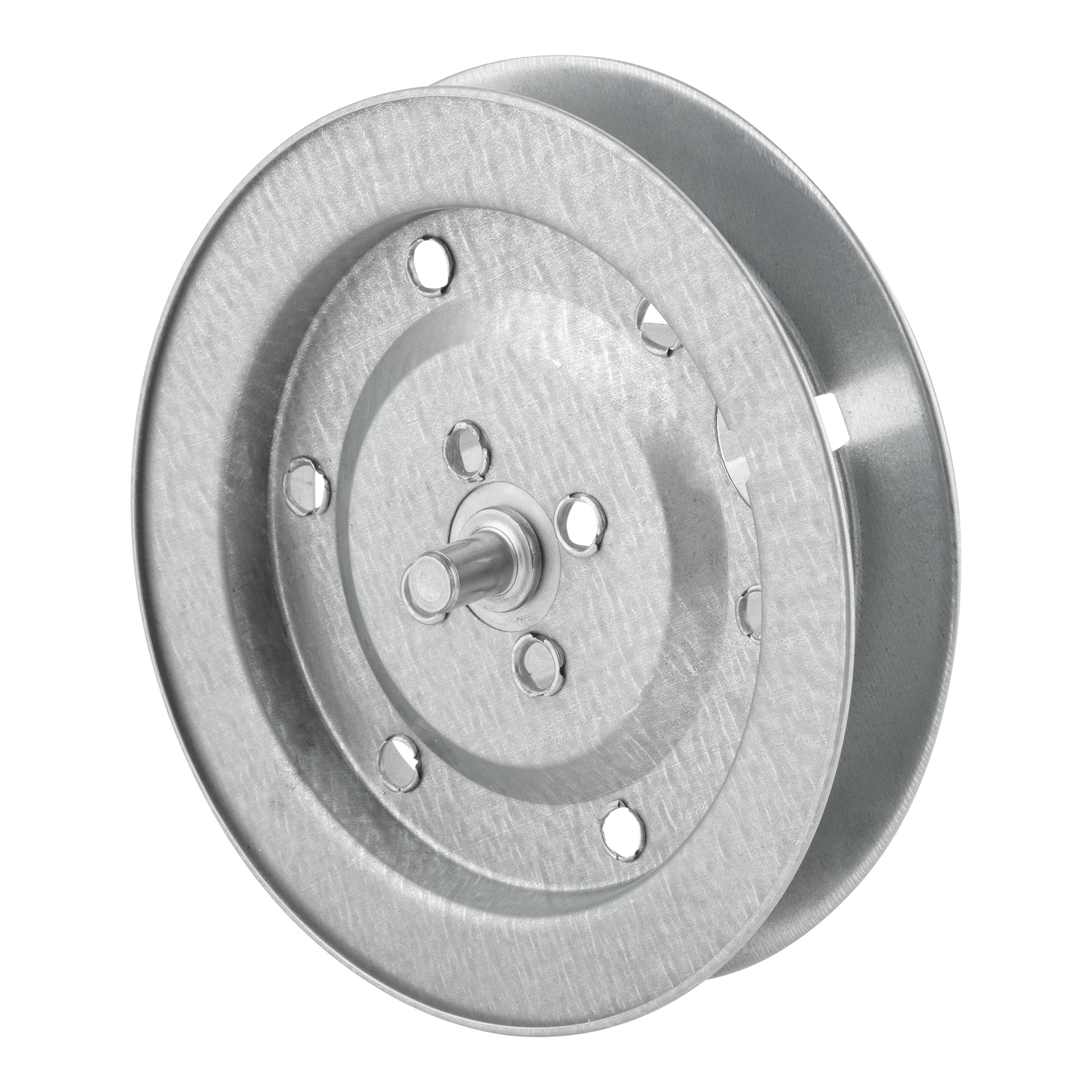 POLEA PERSIANA DE METAL CON ESPIGA PARA EJE 60 MM Y CINTA 22 MM - 2