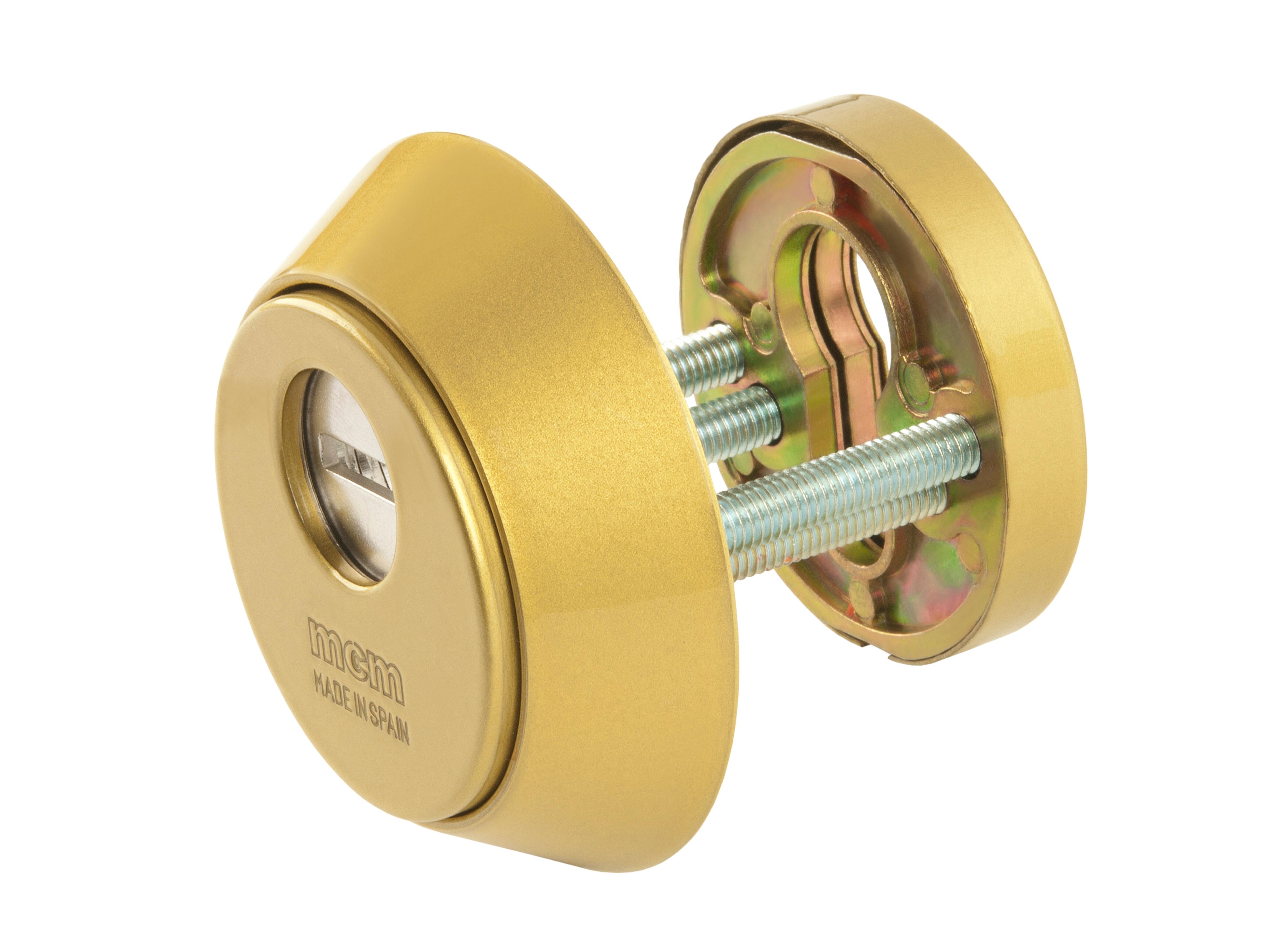 ESCUDO ALTA SEGURIDAD 1850 HS DORADO MCM - 2