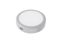 REGLETA LED CIRCULAR EXTRAPLANA RECARGABLE GRIS - 5