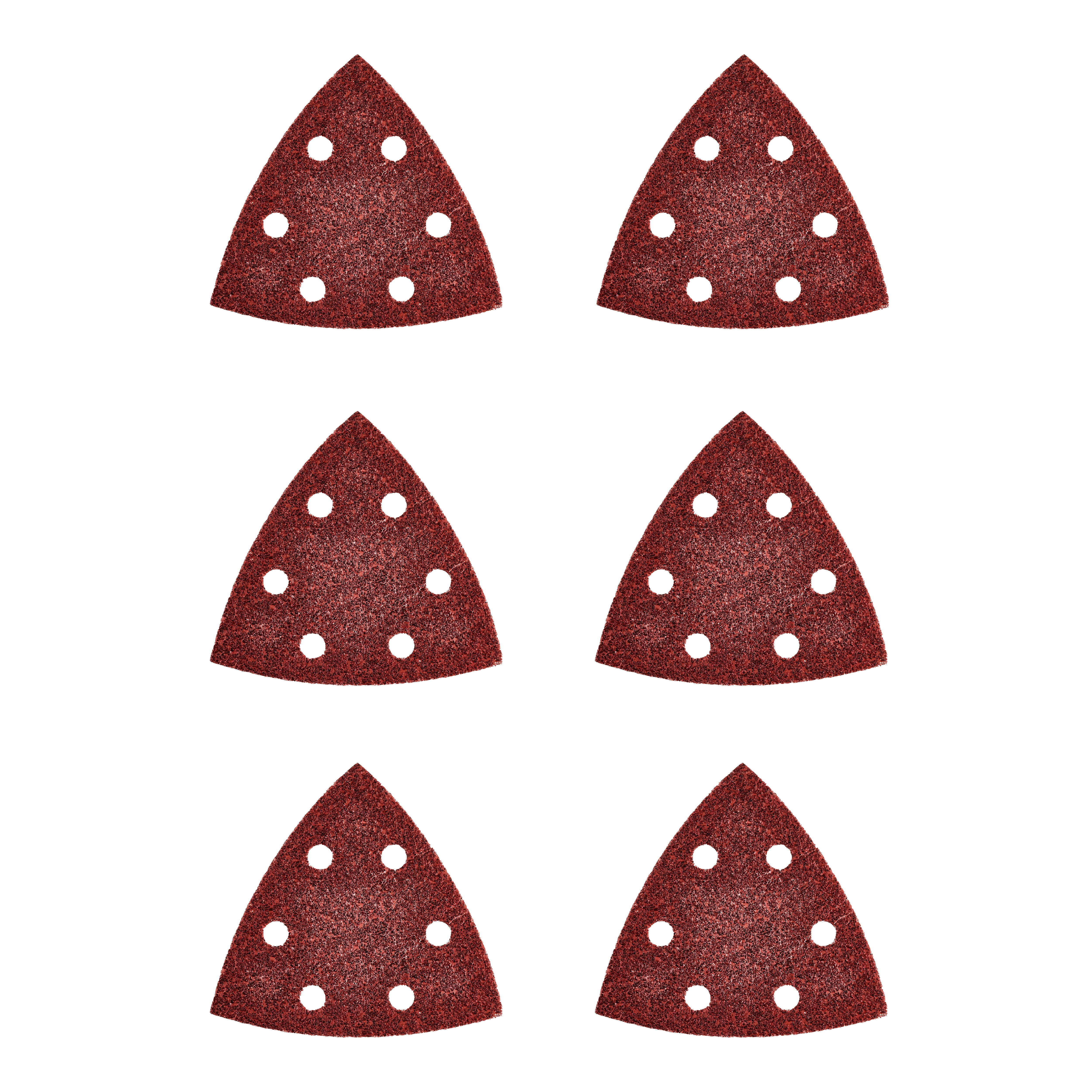 6 LIJAS DELTA 93X93X93MM VELCRO GRANO 60 - 2