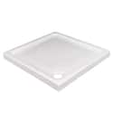 PLATO DE DUCHA CERAMICO CUADRADO ROCA BLANCO 90X90CM - 3