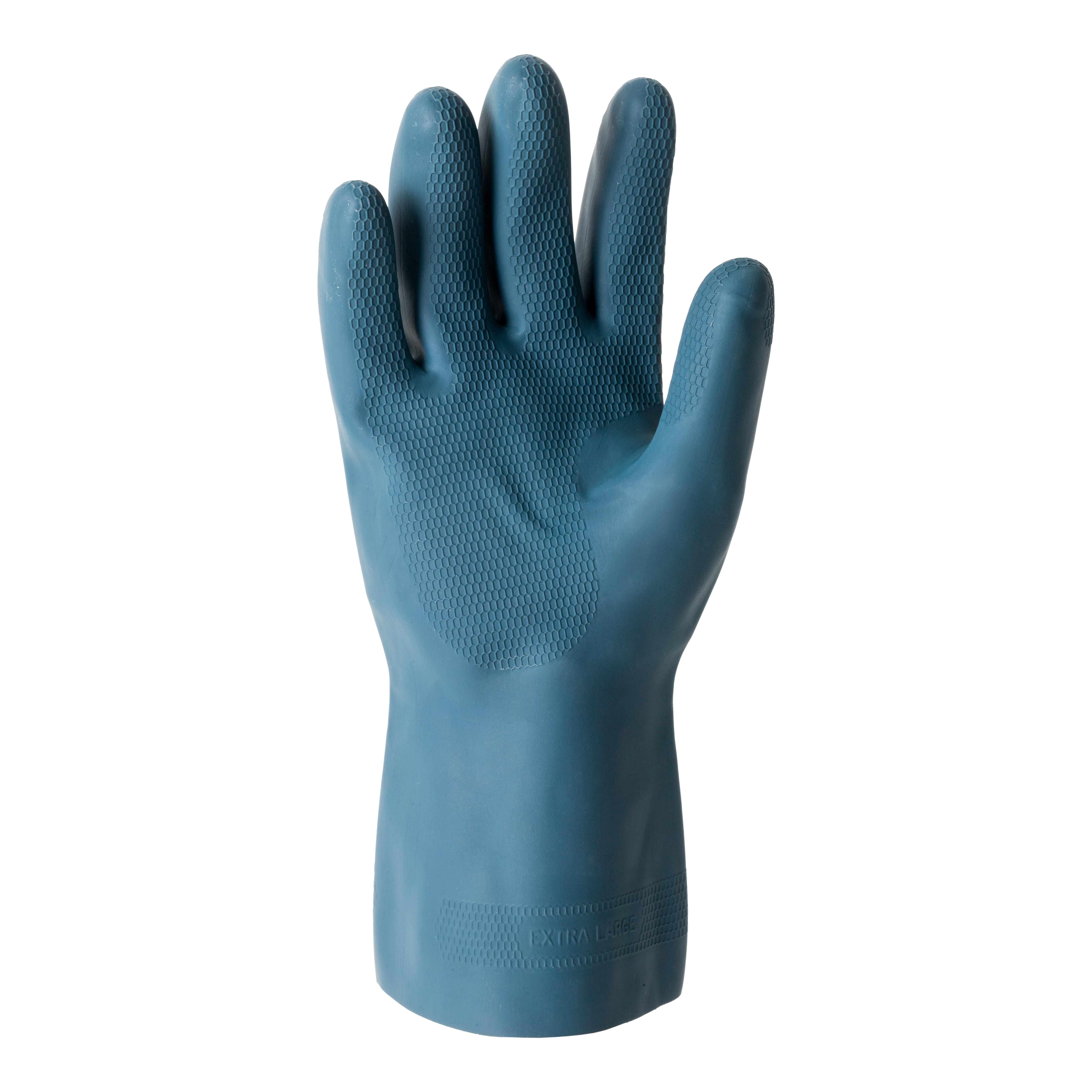 GUANTE NEOPRENO LATEX NEGRO TALLA 9 321CB JUBA  - 5