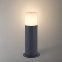 BALIZA DE EXTERIOR JARDIN NEGRO 28W VESPERA 30CM - 4