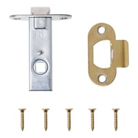 PICAPORTE TUBULAR 45  MM. CANTO REDONDO  LATON AMIG - 3