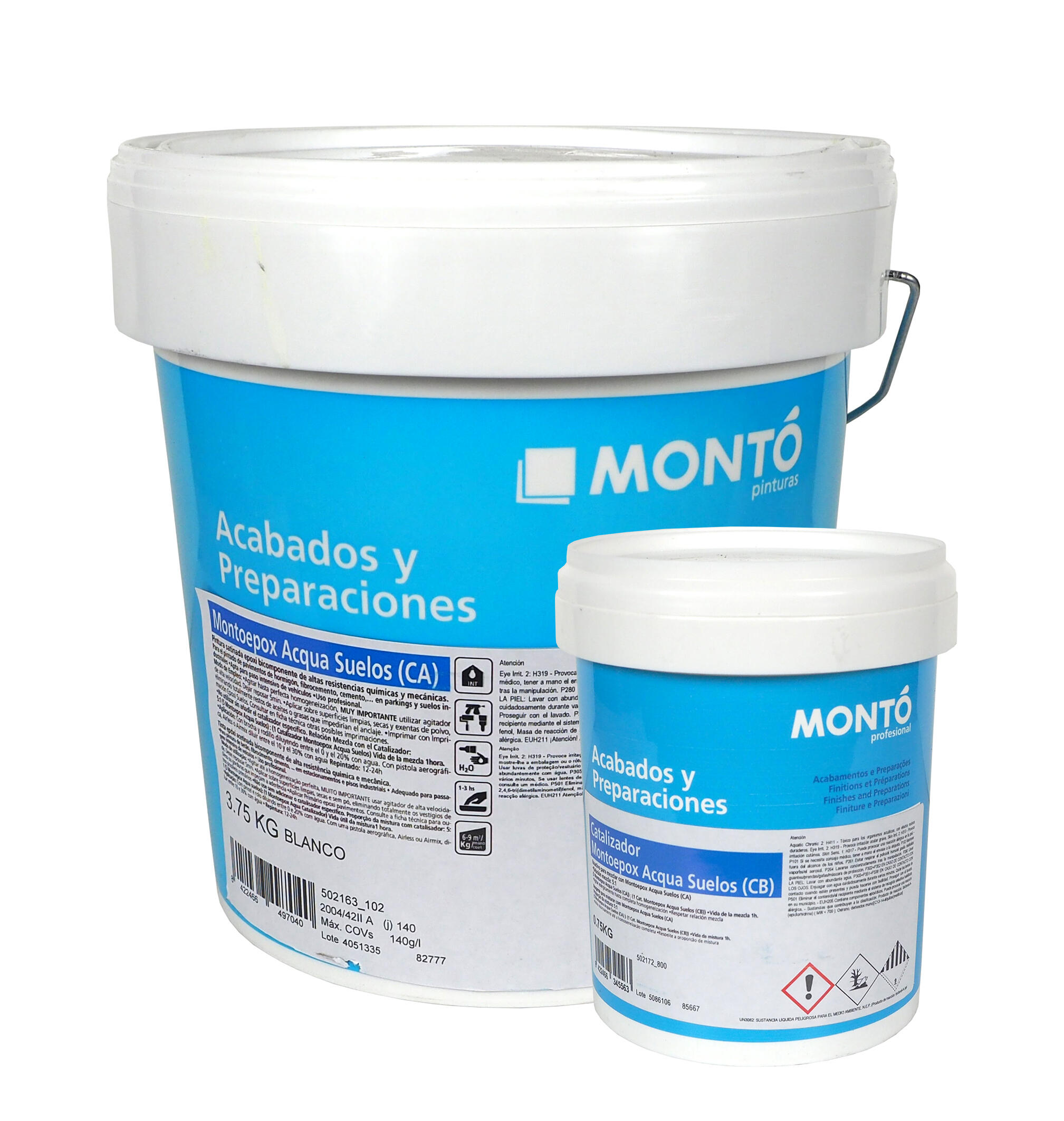 PINTURA EPOXI AL AGUA + CATALIZADOR 4.5KG BLANCO - 3
