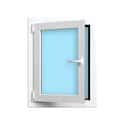 VENTANA ALUMINIO OSCILOBATIENTE BLANCA 60X80CM - 2