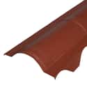CUMBRERA TROQUELADA PANEL IMITACIÓN TEJA 1M ROJO - 4