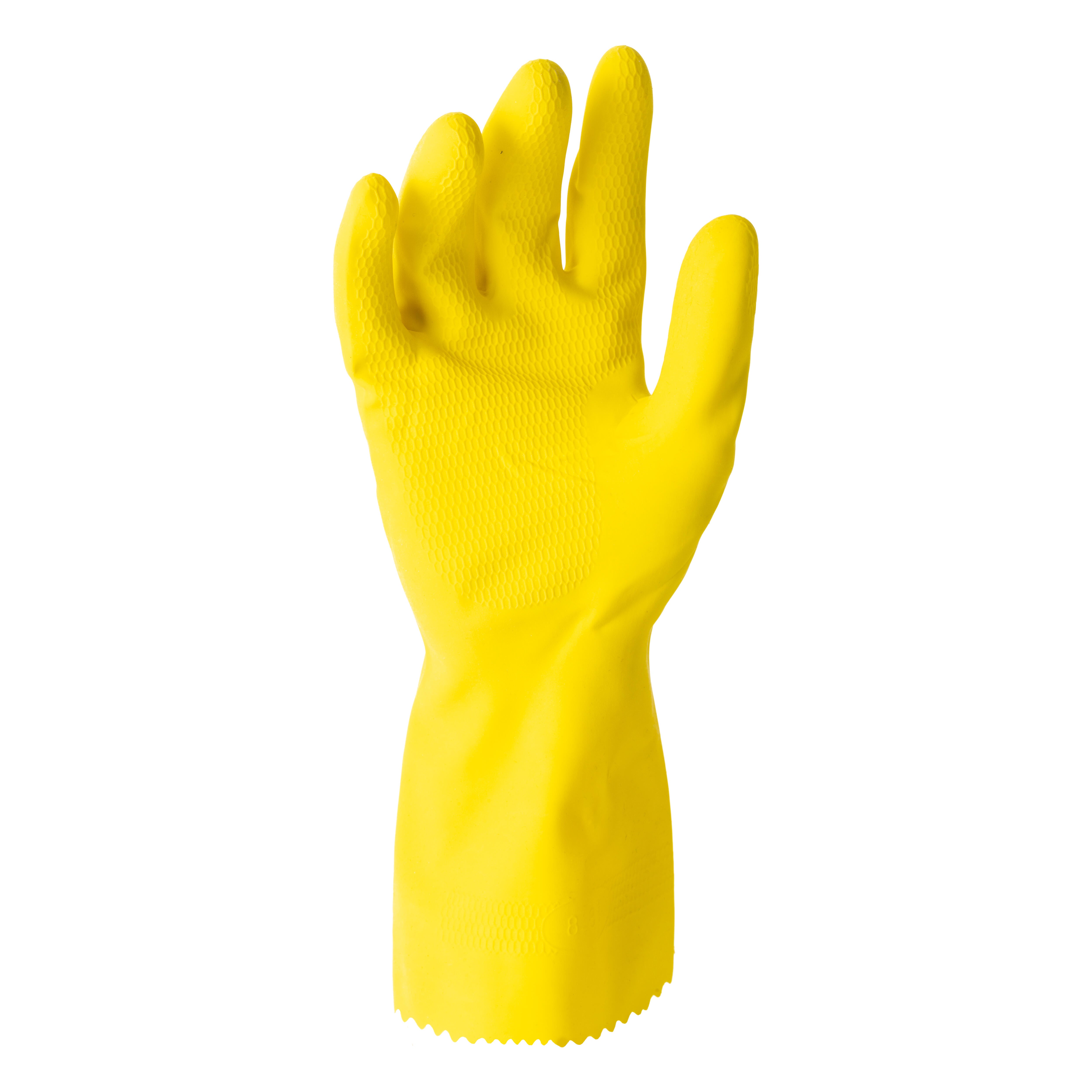 GUANTE LATEX LIMPIEZA AMARILLO T7 JUBA 621Y - 2