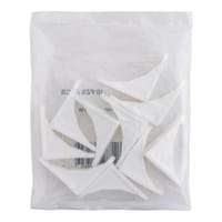 ESCUADRA DE ENSAMBLAJE PLASTICO BLANCA 40  MM. 10 UDS - 2