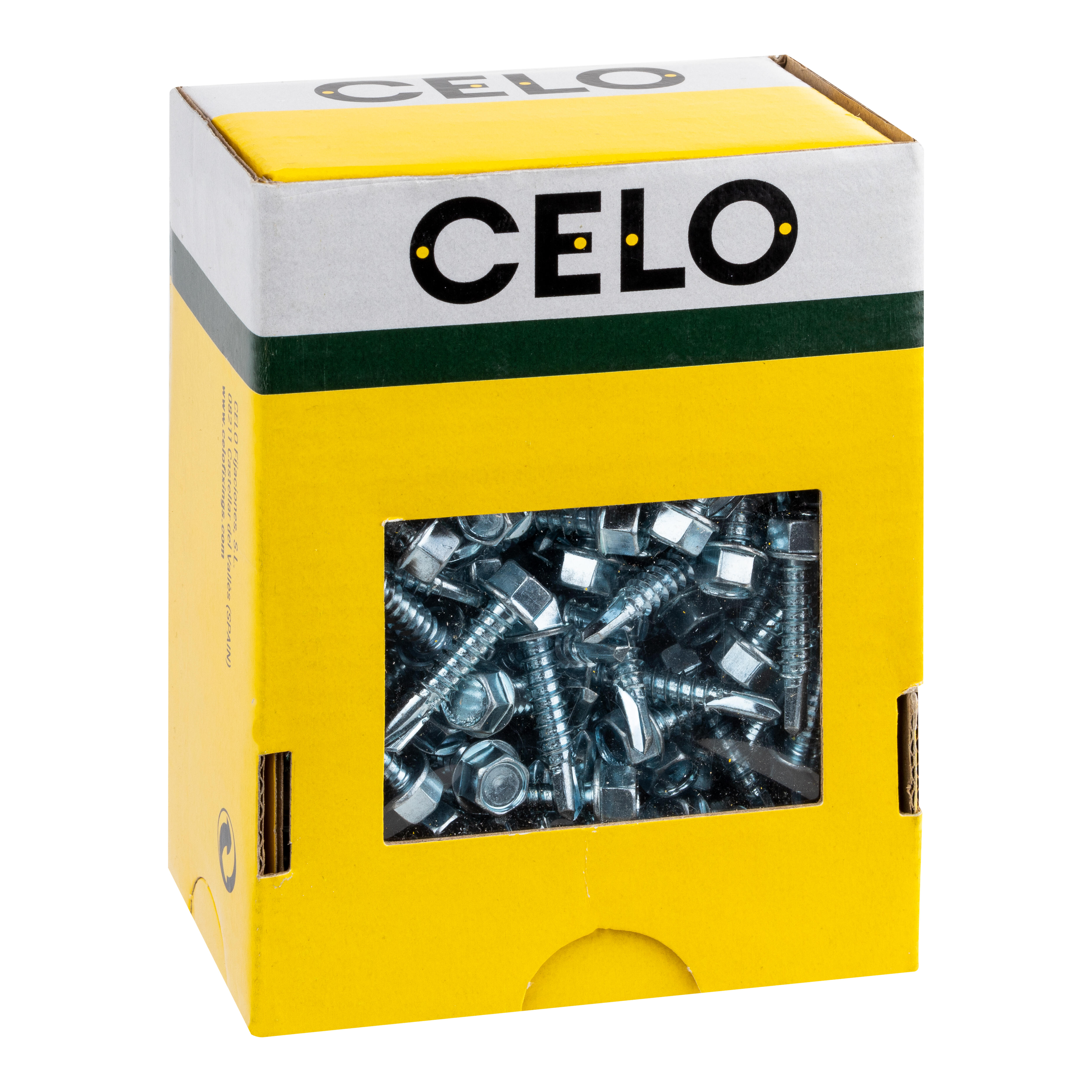 TORNILLOS ROSCA CHAPA PARA METAL CINCADOS 5,5X25MM. 250UDS - 2