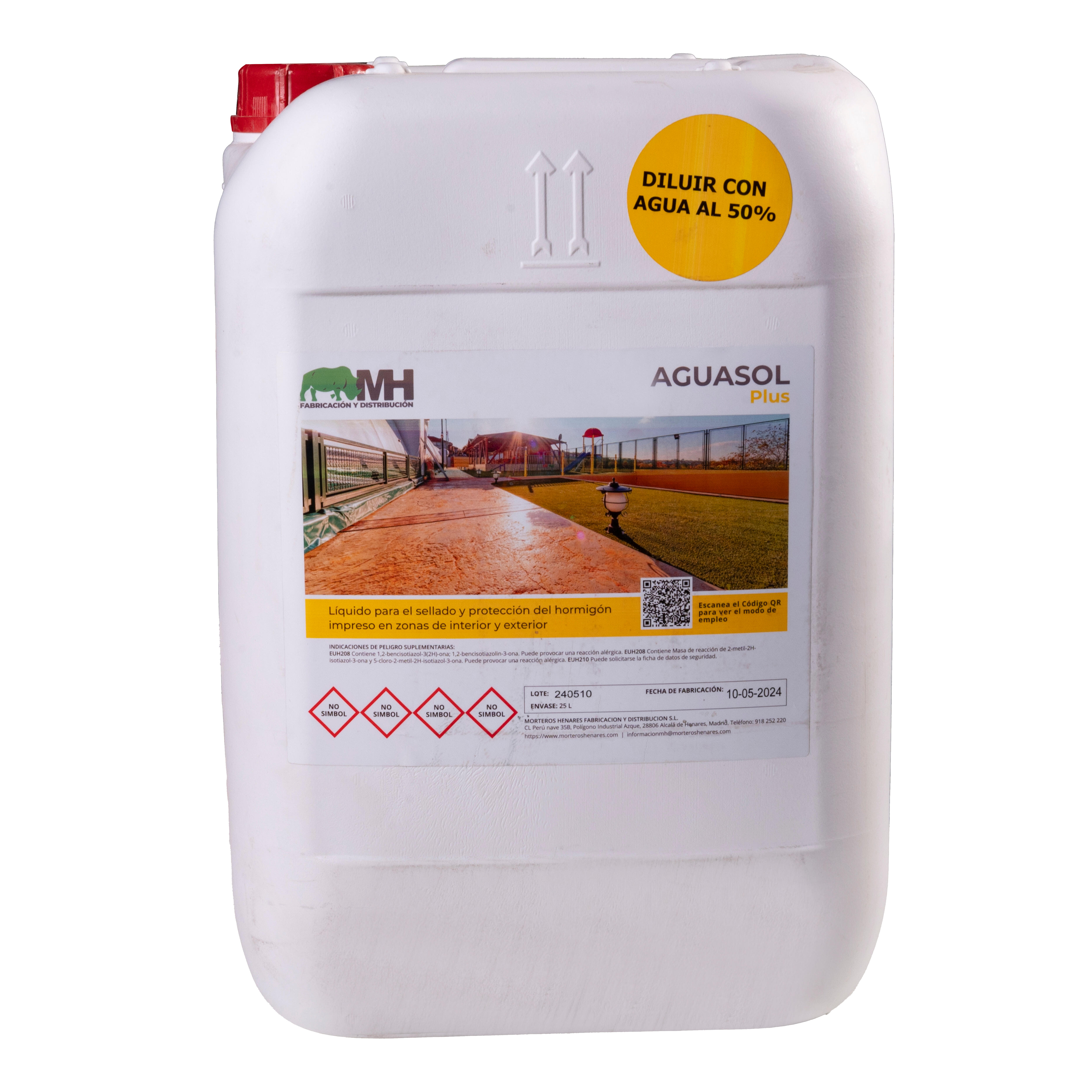 SELLADOR PARA HORMIGÓN IMPRESO AGUASOL PLUS 25 L - 2