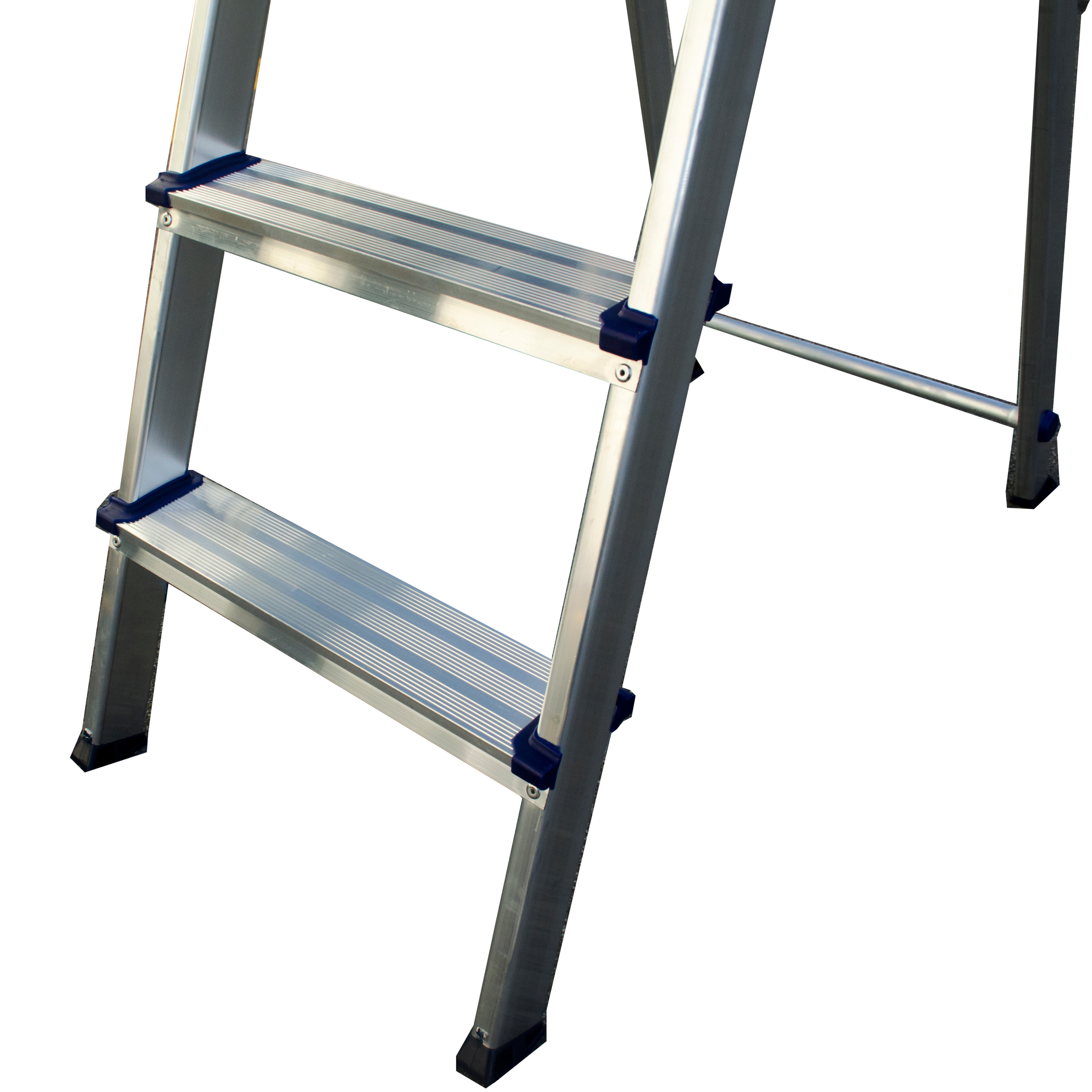 ESCALERA DOMÉSTICA DE ALUMINIO 4 PELDAÑOS - 6