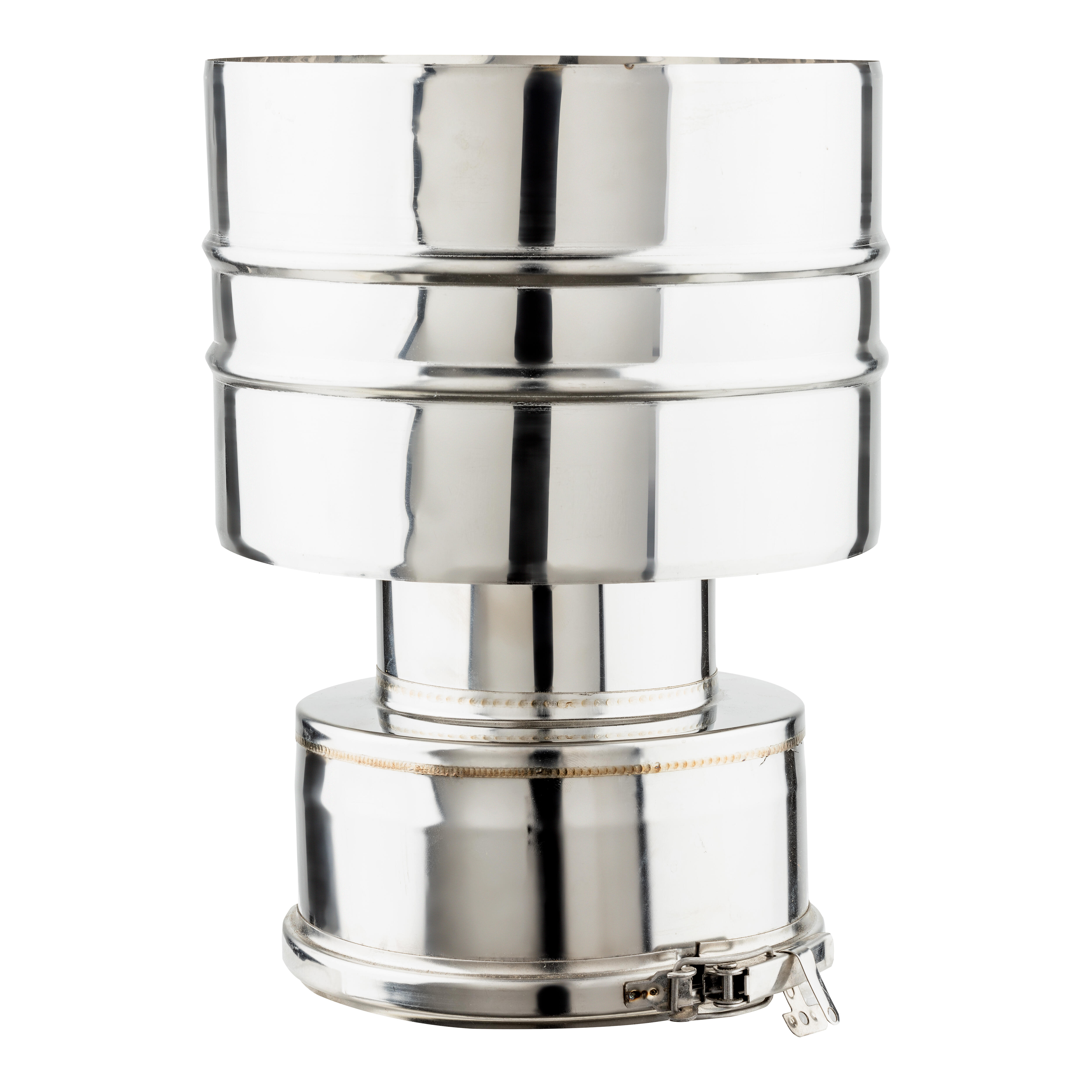 SOMBRERETE INOXIDABLE PARED DOBLE 100MM - 2