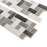 CENEFA CERÁMICA 6.5X25CM 6822 GRIS. PACK 3 UNIDADES - 2