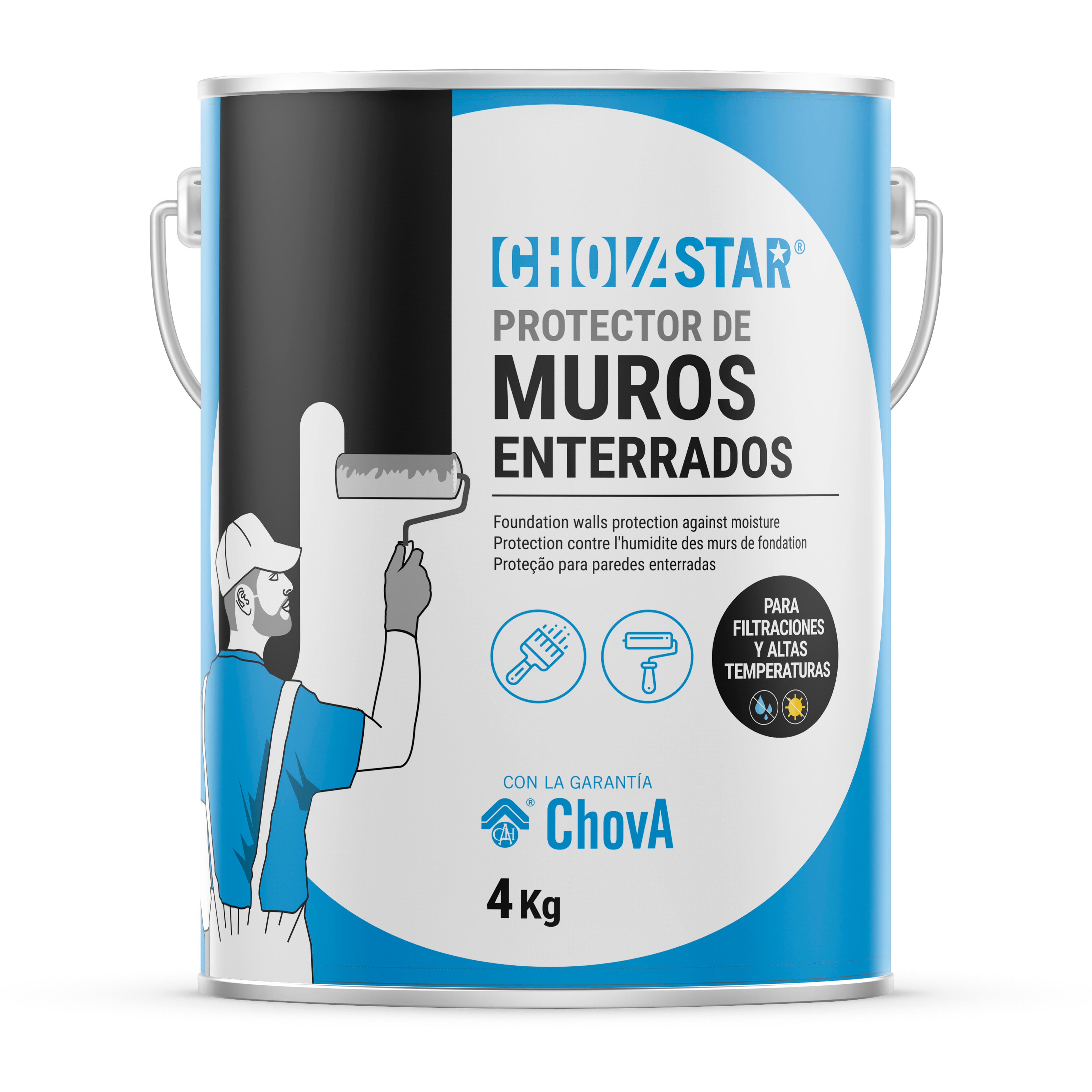 PROTECTOR ASFÁLTICO DE MUROS ENTERRADOS 4KG - 2