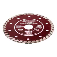 DISCO DE DIAMANTE AMOLADORA CORTE GENERAL DE OBRA BANDA CONTÍNUA TURBO 125MM STAYER - 4