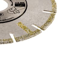 DISCO DE DIAMANTE AMOLADORA CORTE MÁRMOL ELECTRODEPOSITADO 115MM STAYER - 4