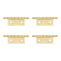 BISAGRA HIERRO 45 X 35  MM. CON REMATE LATONADA. 4 UDS - 3