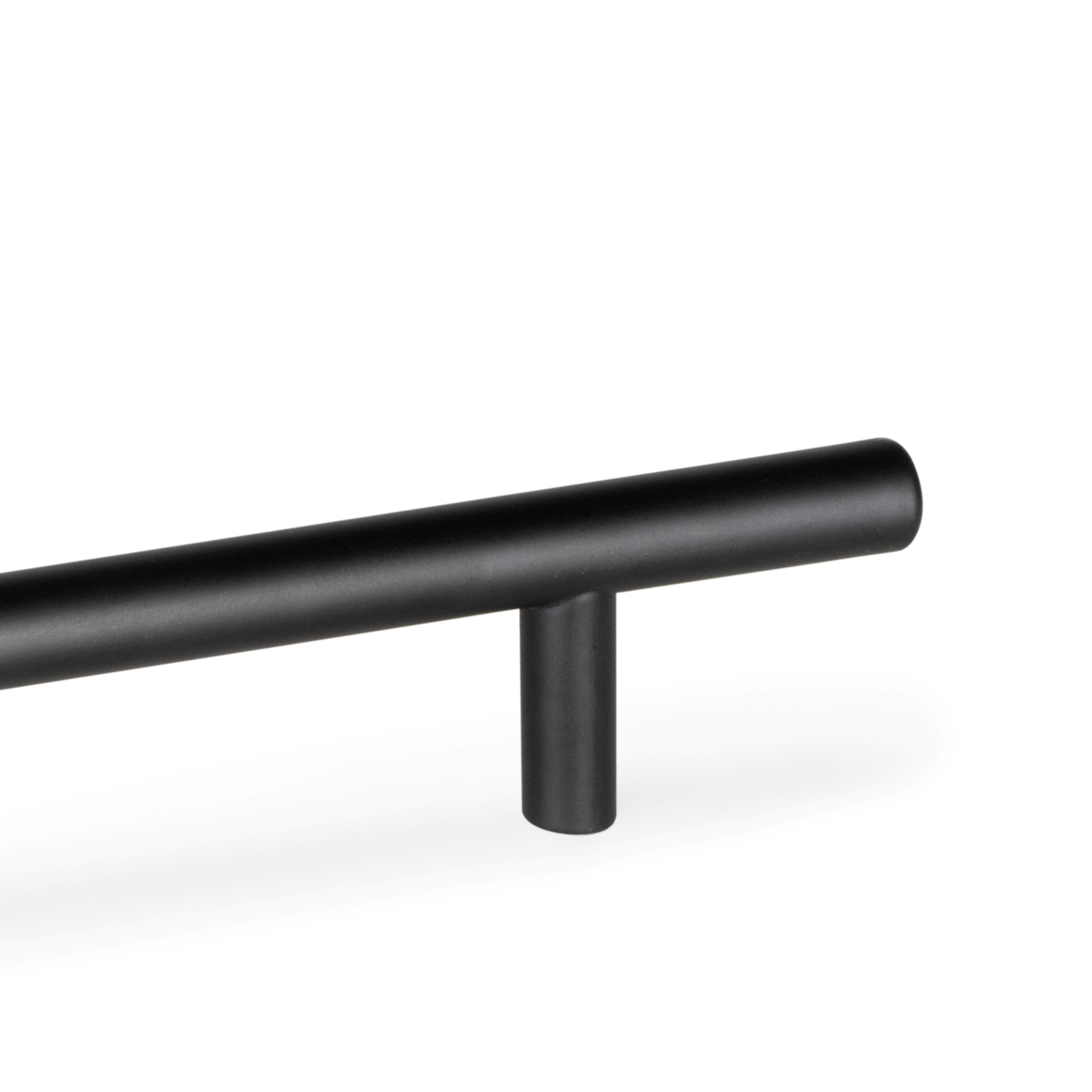 TIRADOR MUEBLE METAL ACERO INOXIDABLE 160MM NEGRO 10UDS - 9