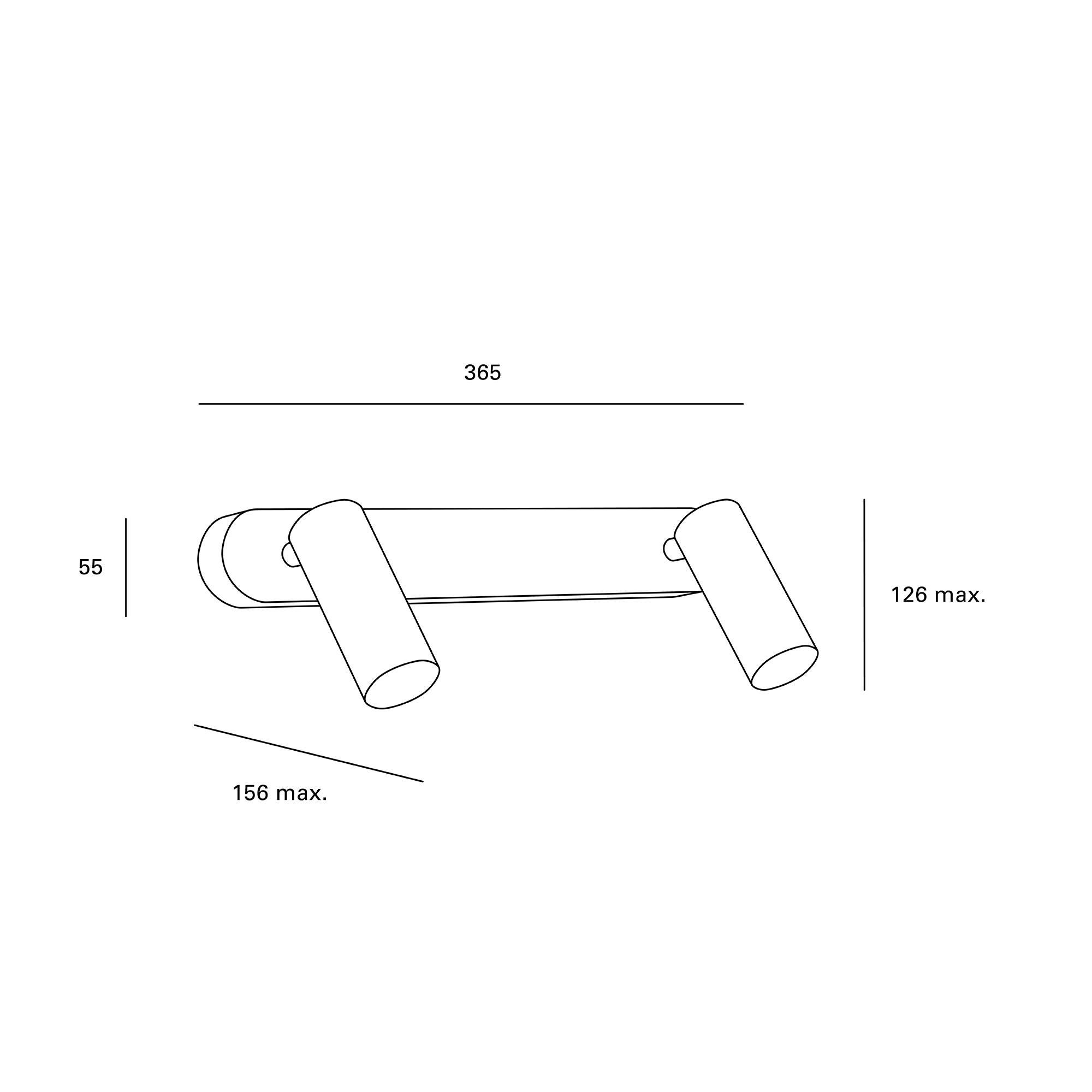 FOCO 2 LUCES LOGOS 8,4W LUZ NEUTRA IP20 - 4