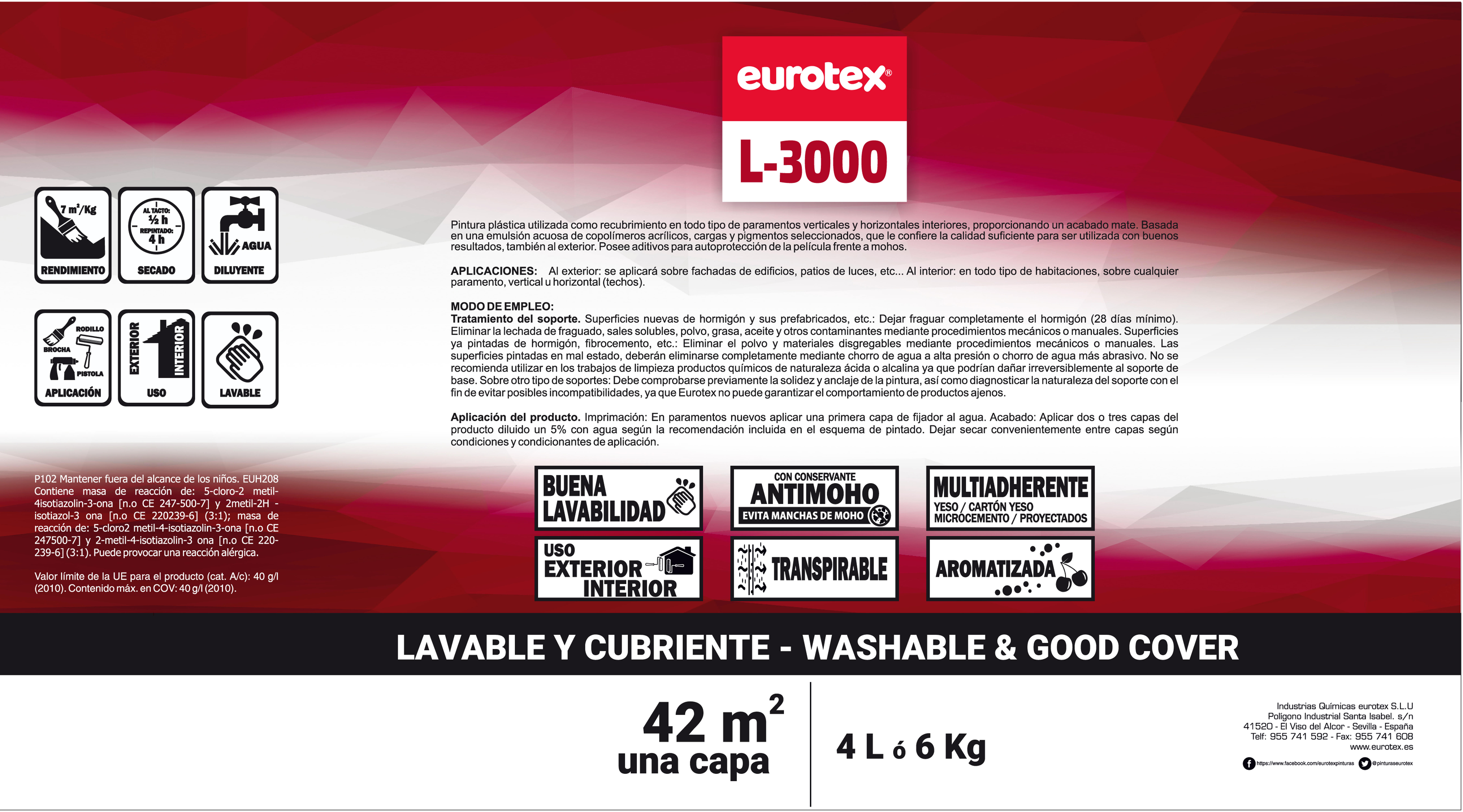 PINTURA PLASTICA ARENA MATE 4L L3000 - 2