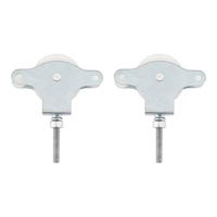 POLEA TENDEDERO CON TORNILLO M 6 X 40  MM. 2 UDS. - 3