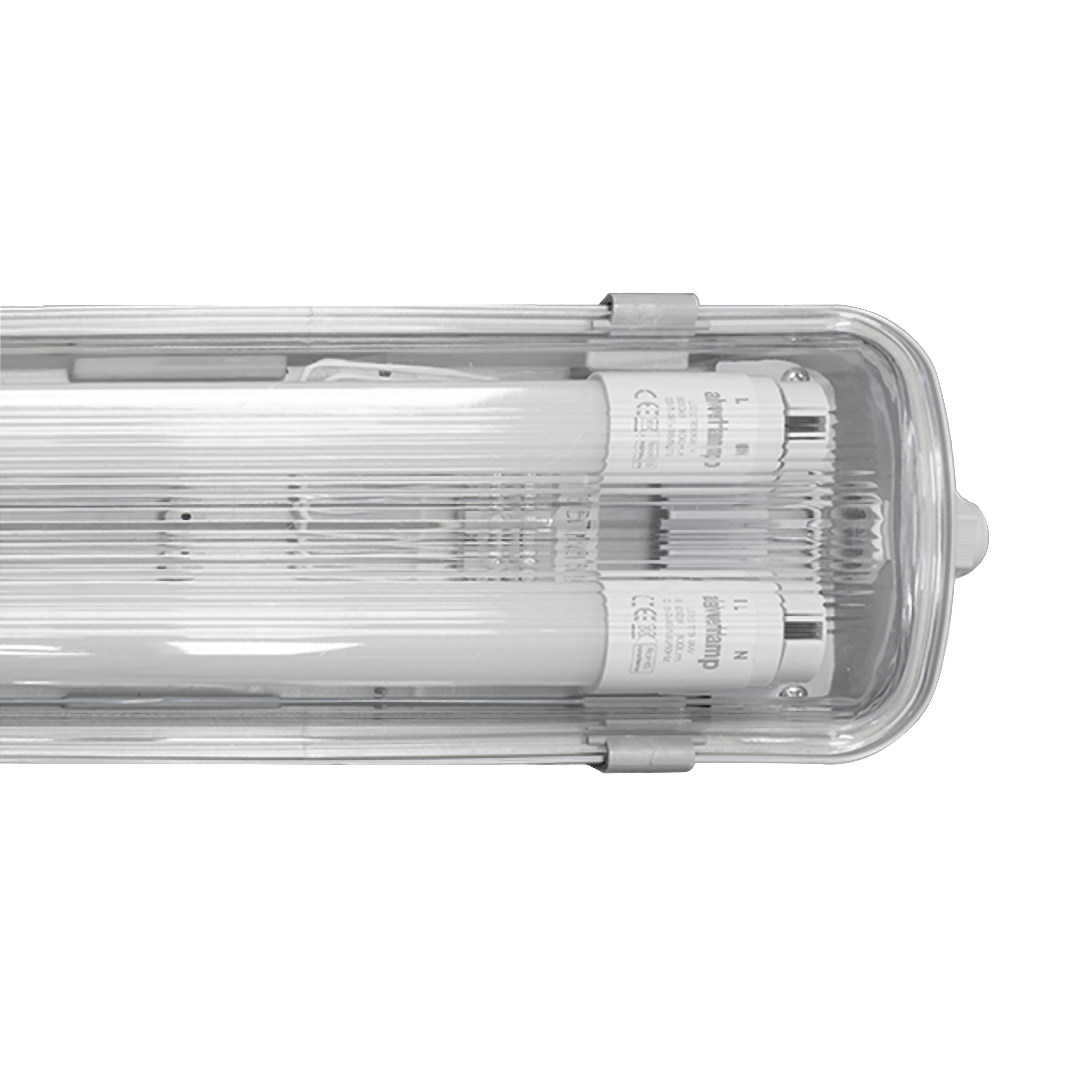 PANTALLA ESTANCA LED 2X20W LUZ FRIA - 2