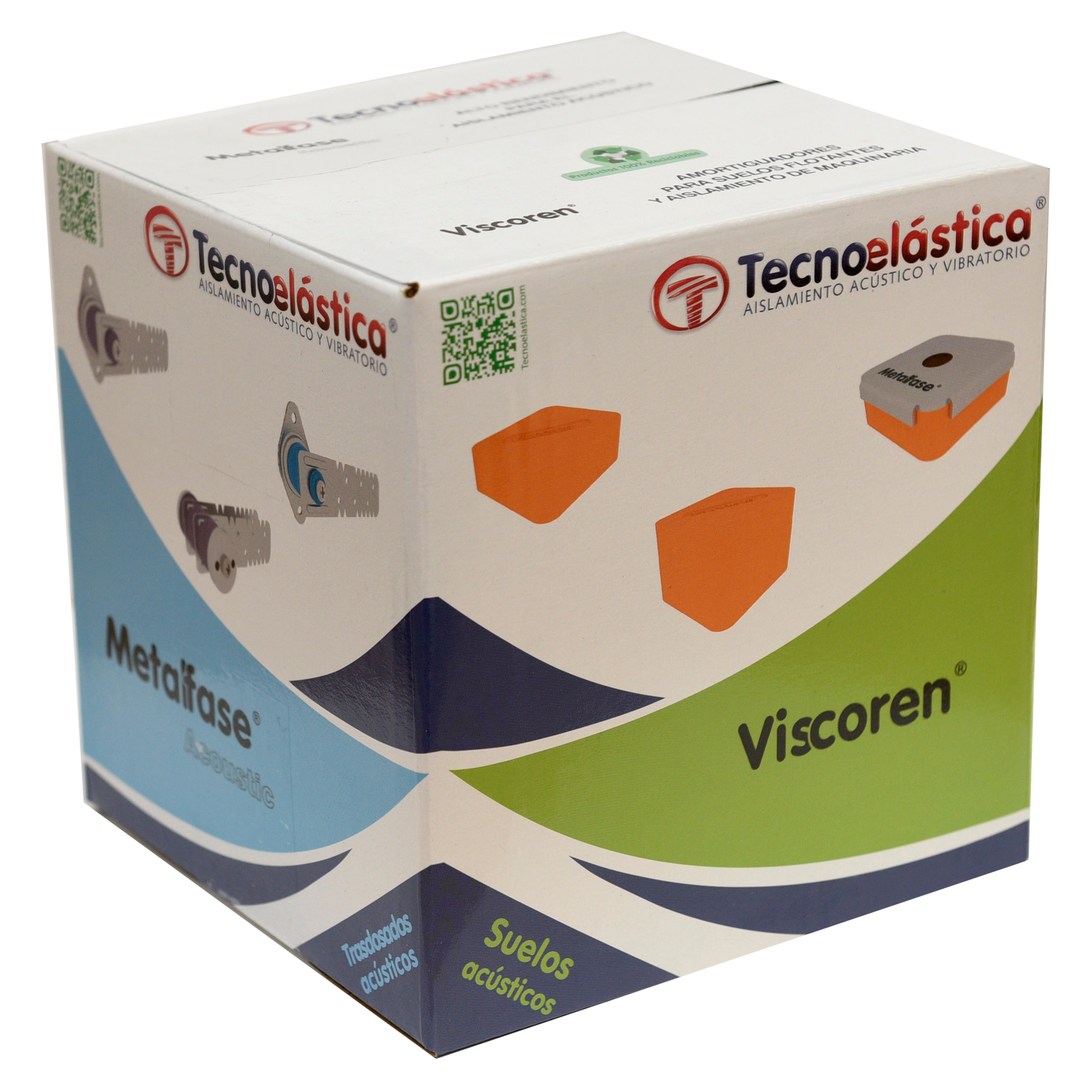 SOPORTE AMORTIGUADOR VISCOREN PARA PERFIL DE TECHO TC47 15-30 KG 25 UDS - 6