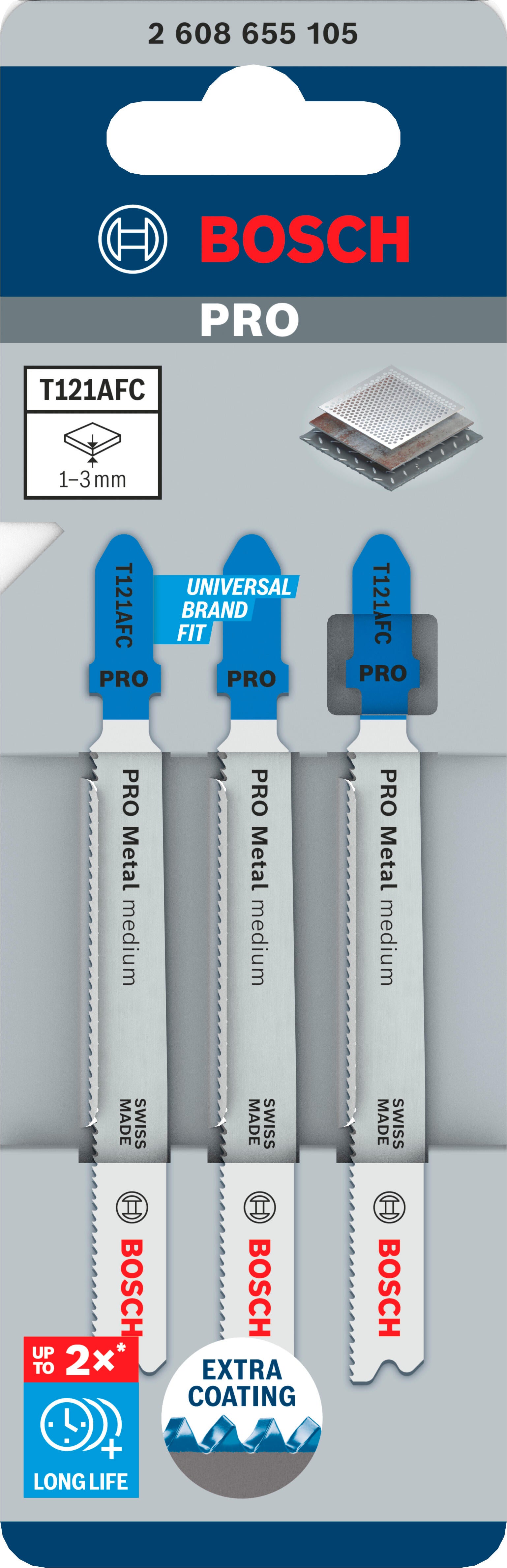 3 HOJAS SIERRA DE CALAR CORTE BI METAL 92MM - 4