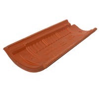 MEDIA TEJA DE CERÁMICA KLINKER HYDRA ROJO - 6