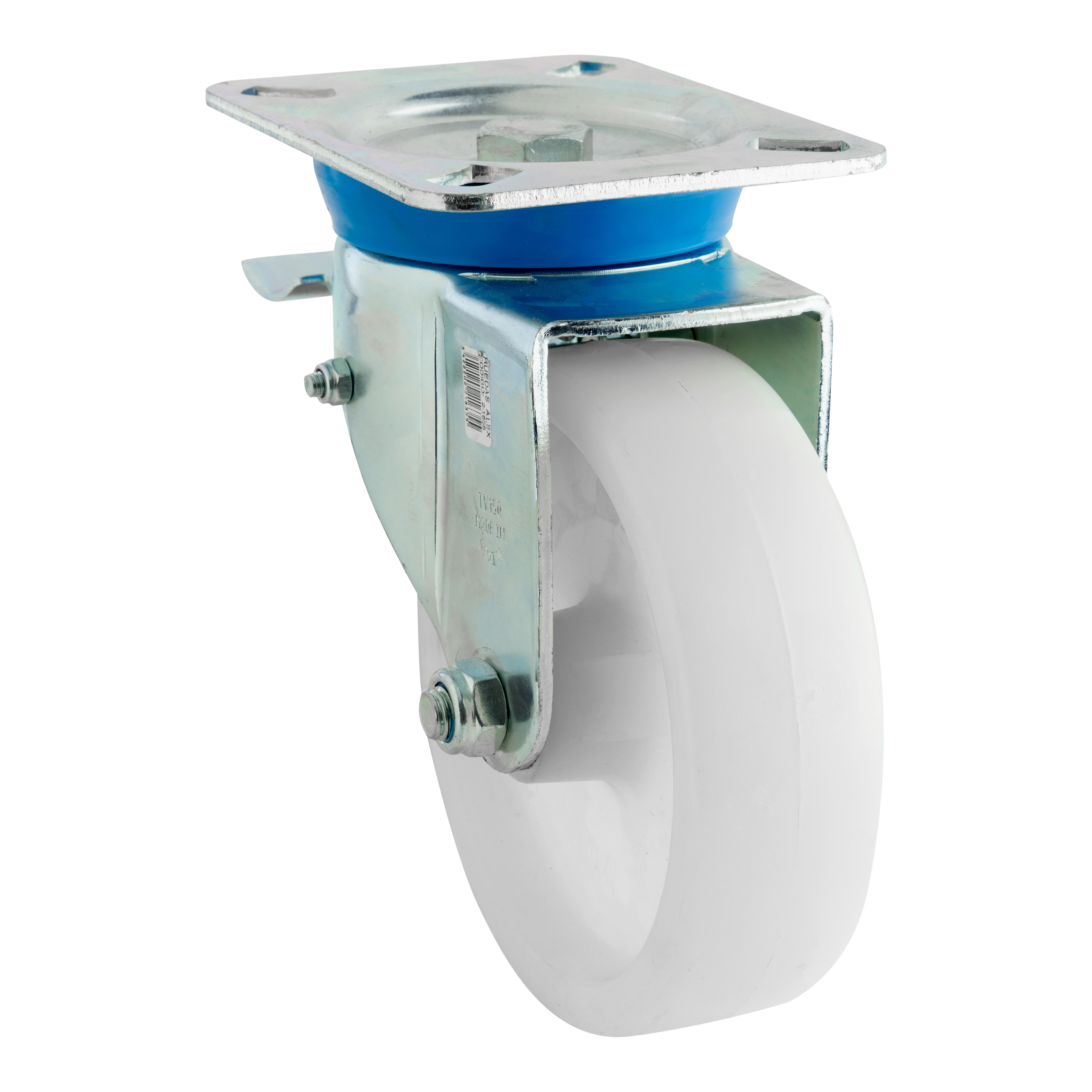 RUEDA 150MM NYLON. HASTA 500KG. LLANTA METAL - 3