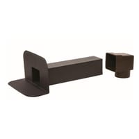 UNIÓN ANGULAR PARA CAZOLETA HORIZONTAL CUADRADA D100 MM - 2