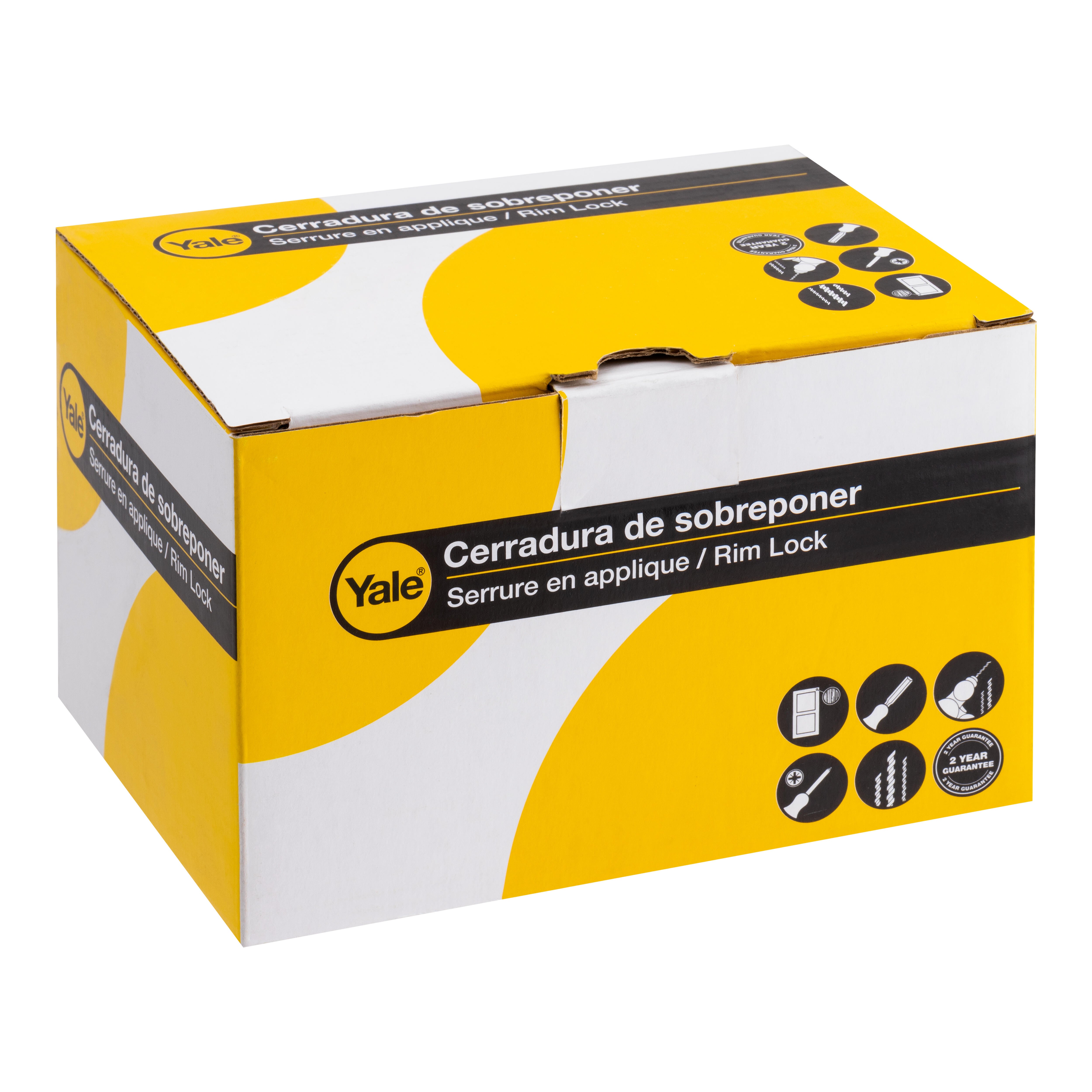 CERRADURA SOBREPONER 70  MM. NIQUELADA 56 A IZQUIERDA YALE - 3
