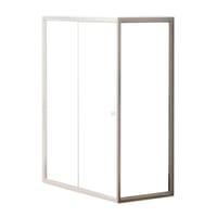 MAMPARA DE DUCHA LATERAL FIJO CATANIA PRO 80CM CROMO - 4