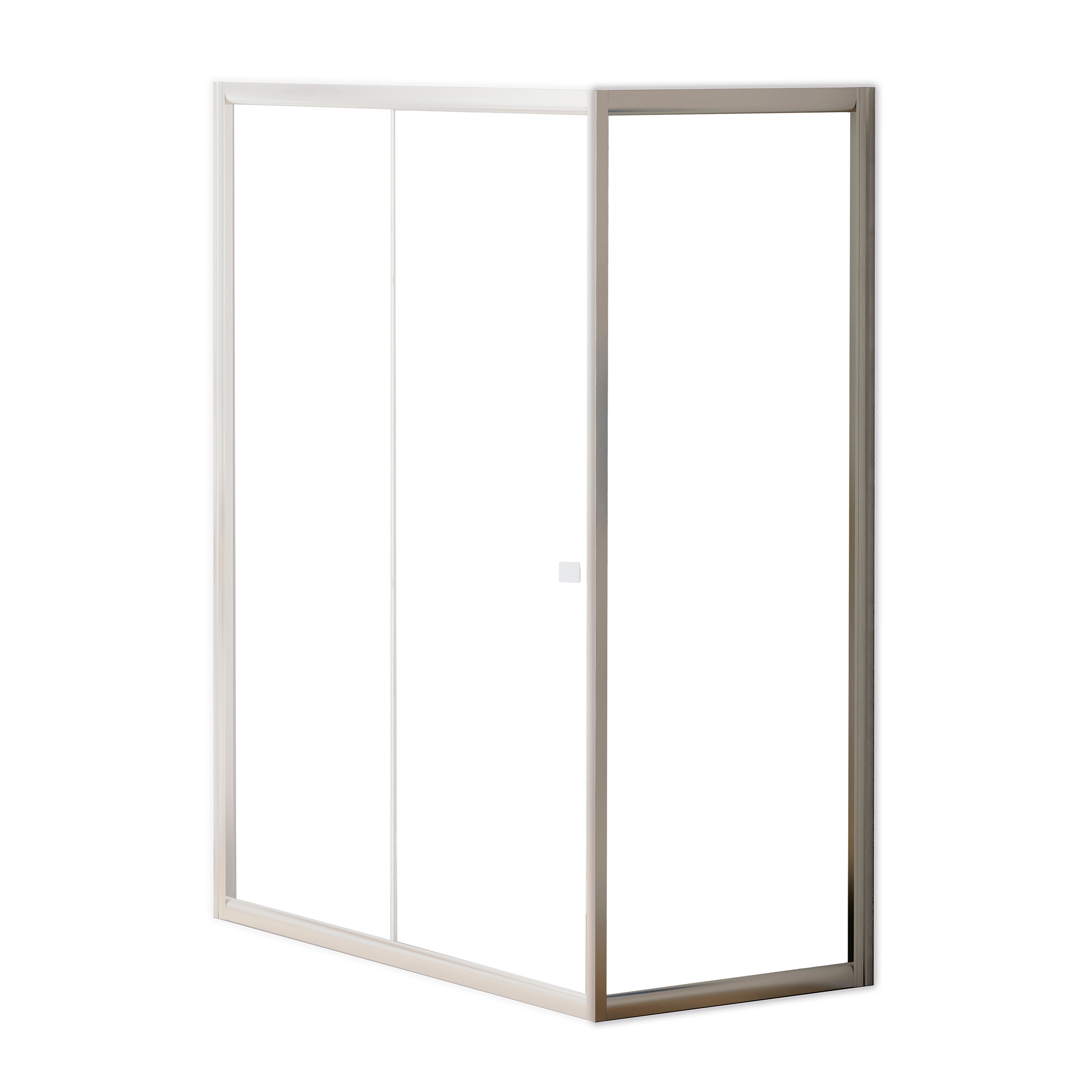 MAMPARA DE DUCHA LATERAL FIJO CATANIA PRO 90CM CROMO - 4