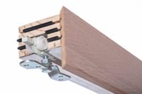 KIT RAIL + EMBELLECEDOR PUERTA CORREDERA ACABADO ROBLE HORIZONTAL DEC  - 3