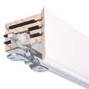 KIT RAIL + EMBELLECEDOR PUERTA CORREDERA LACADO BLANCO VT6 - 3