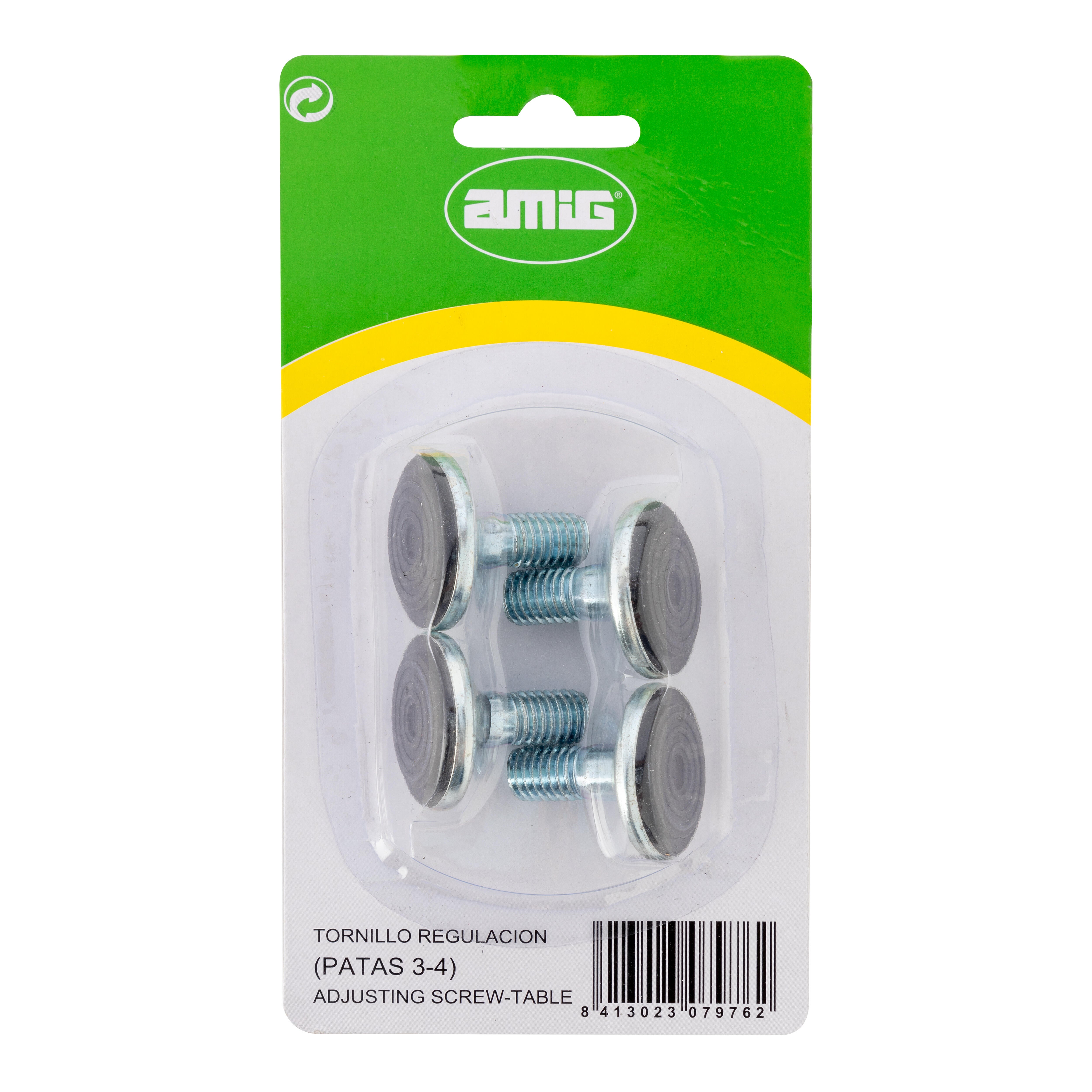 TORNILLO NIVELADOR PARA PATA METALICA M 10. 4 UDS - 2