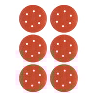 6 DISCOS DE LIJA 125MM 8 AGUJEROS GRANO 60 - 2