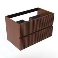 MUEBLE DE BAÑO NOVA GEO NOGAL 60X45CM ALISTONADO - 3