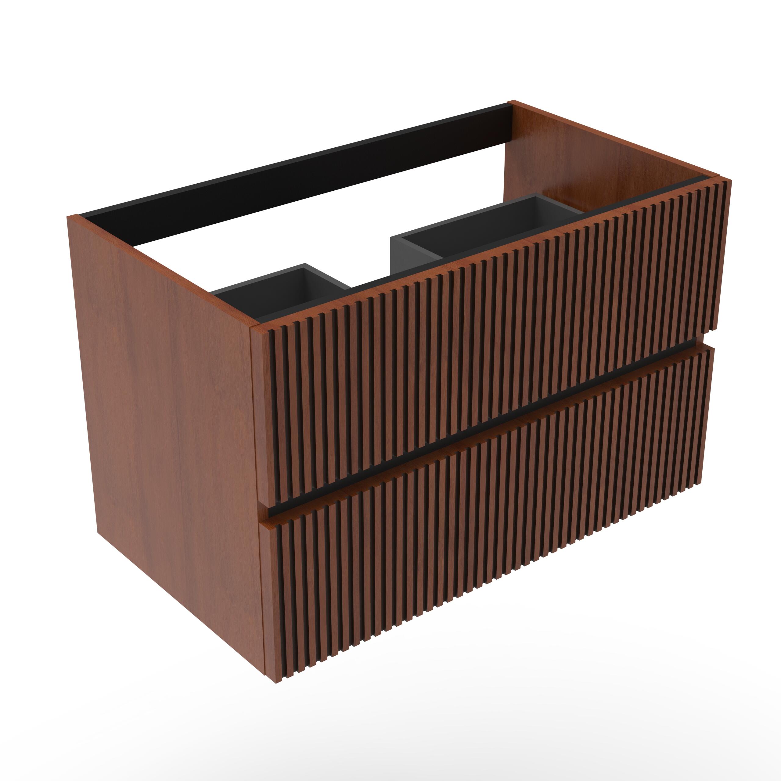 MUEBLE DE BAÑO NOVA GEO NOGAL 60X45CM ALISTONADO - 3