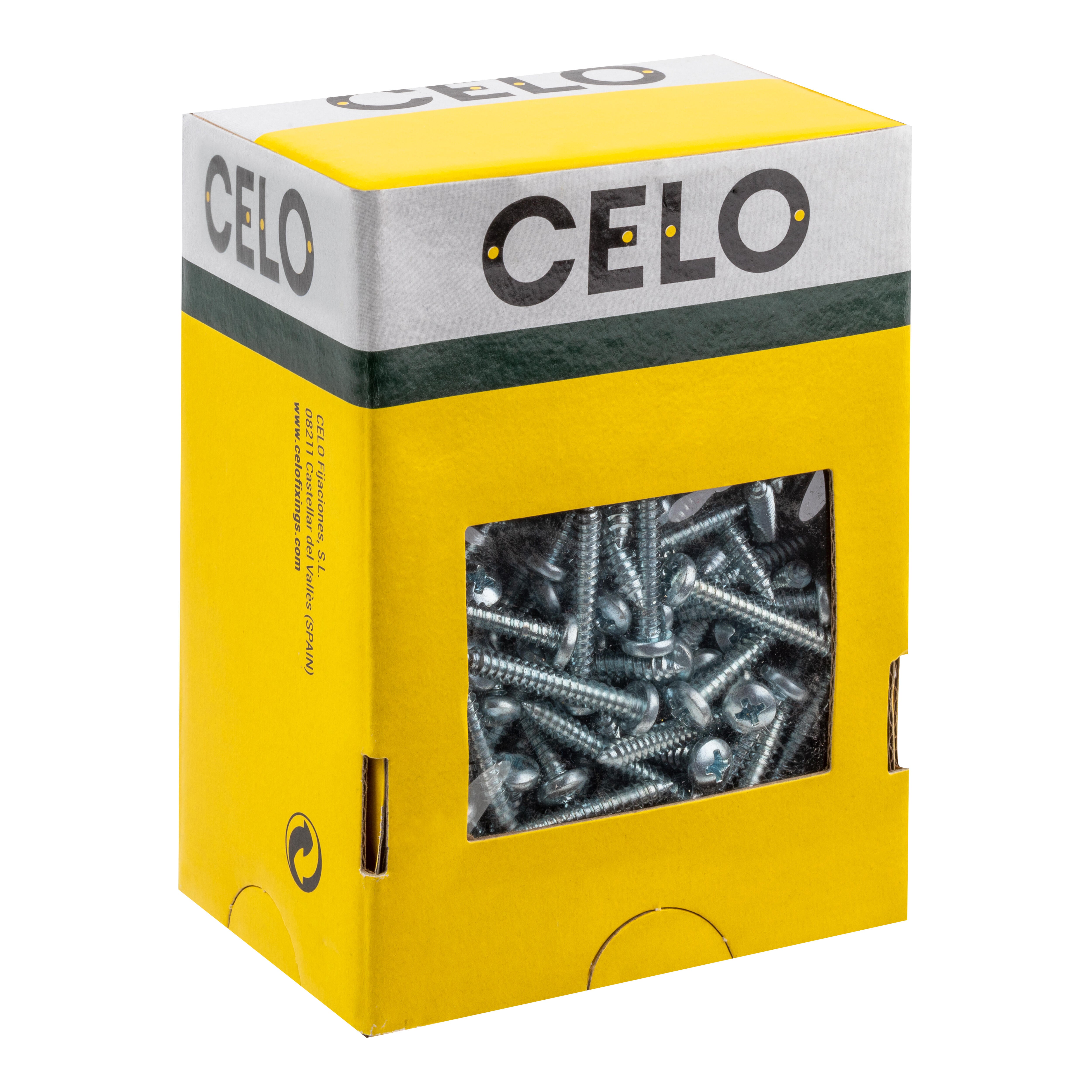 TORNILLOS ROSCA CHAPA PARA METAL CINCADOS 4,8X100MM. 50UDS - 2