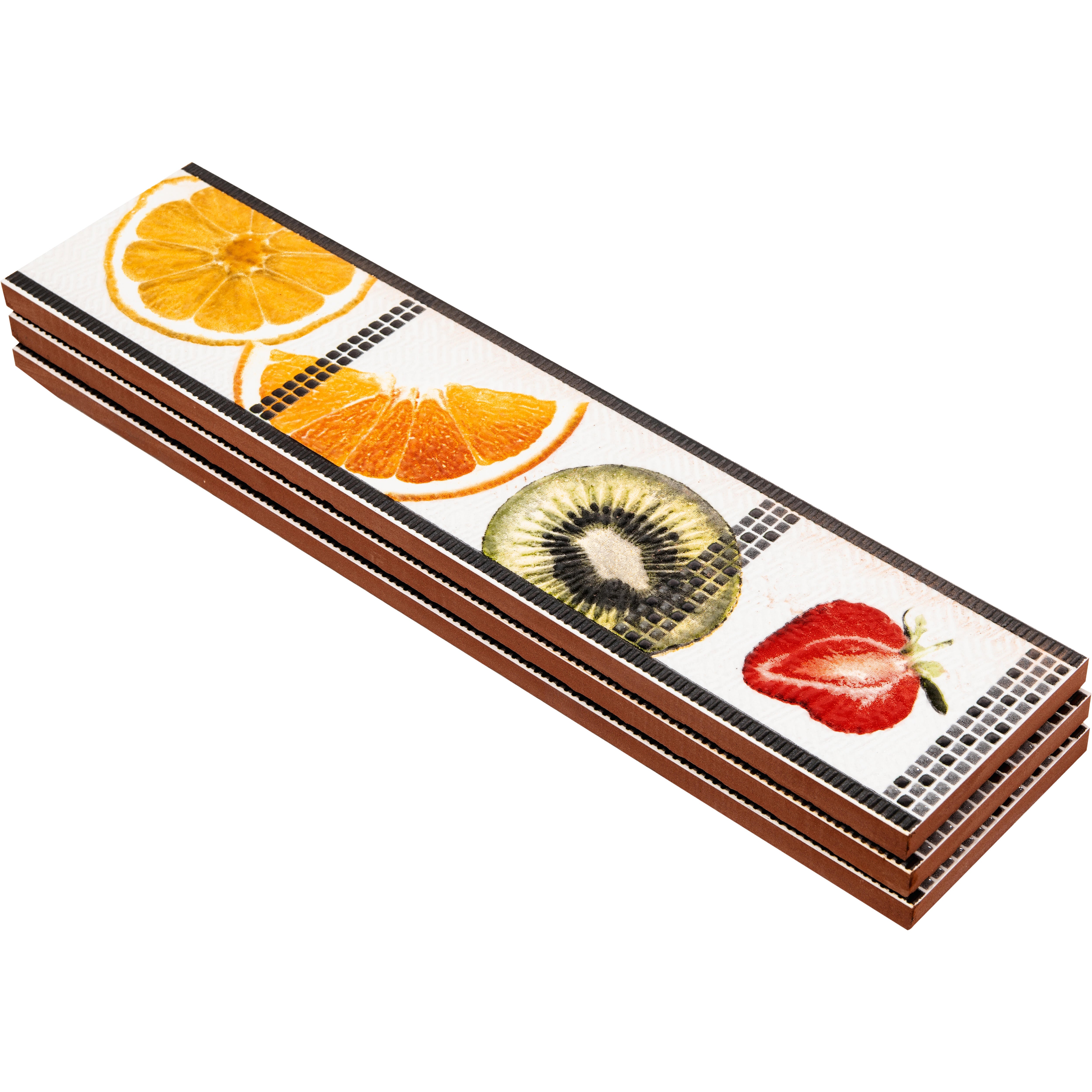 CENEFA CERÁMICA 7X30CM 7310. PACK 3 UNIDADES - 2