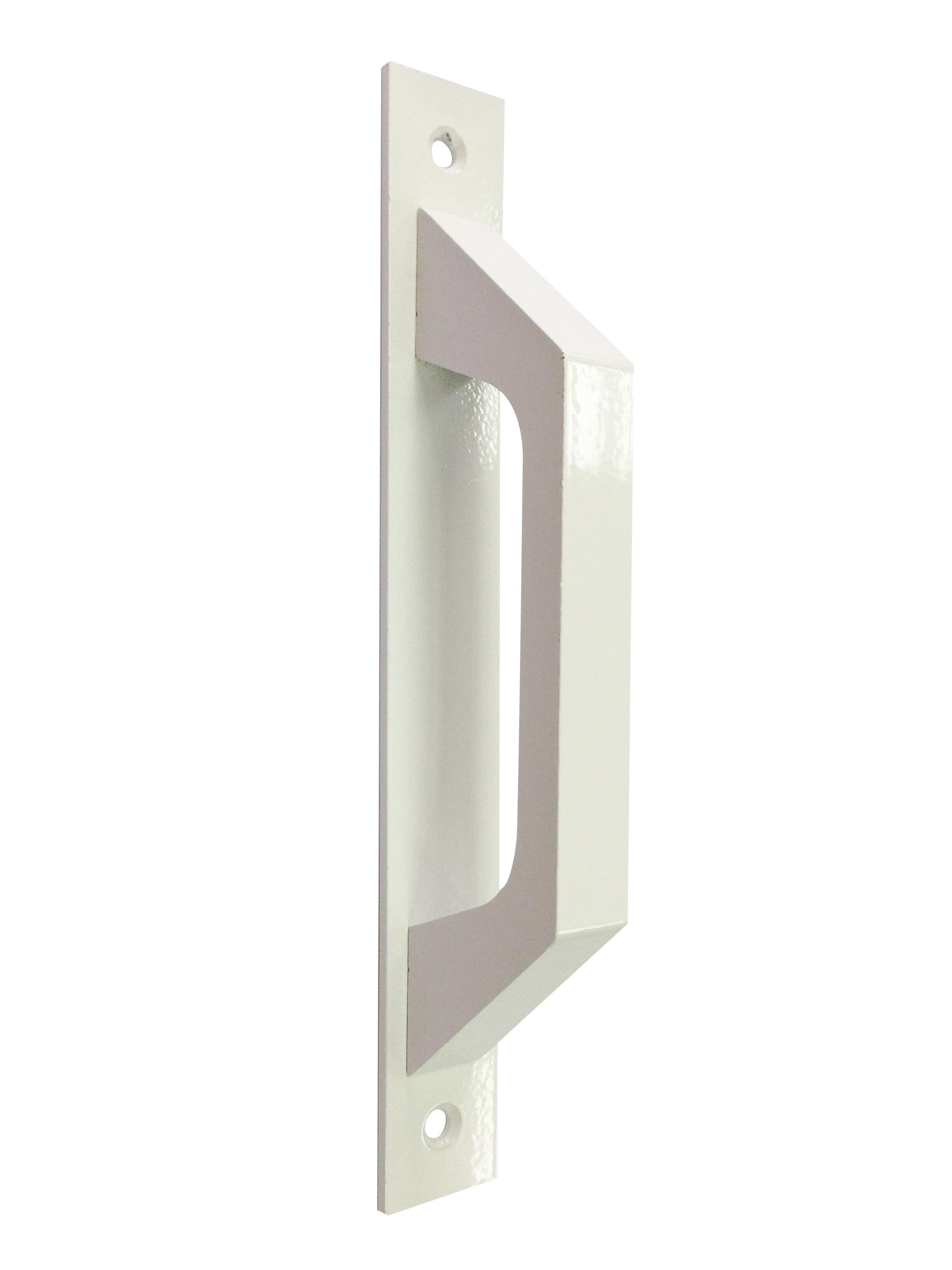 ASA TIRADOR DE ALUMINIO CON PLACA BLANCO - 2