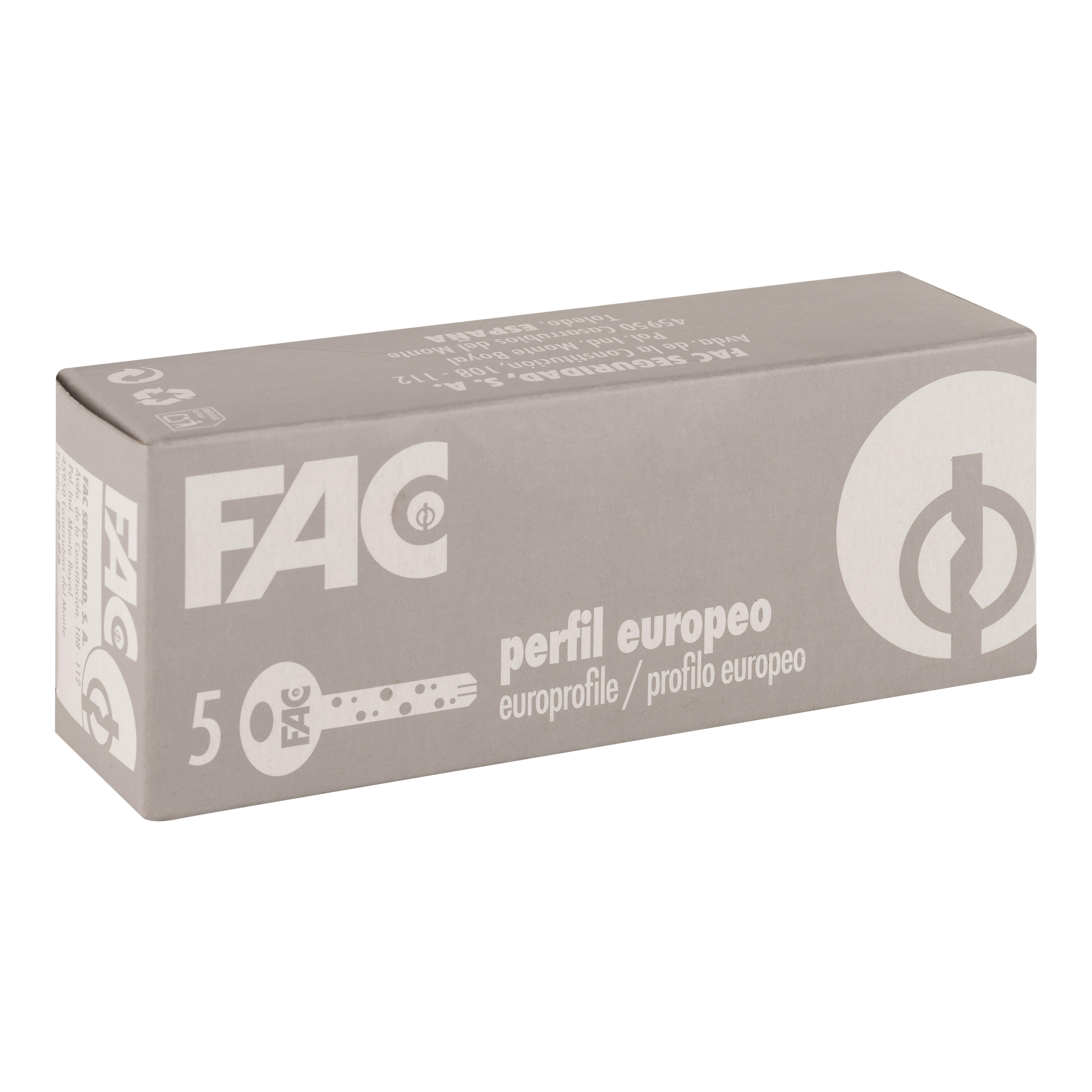 CILINDRO SEGURIDAD BOMBIN 30X30MM. PUNTOS LEVA 15MM. LATON FAC - 4