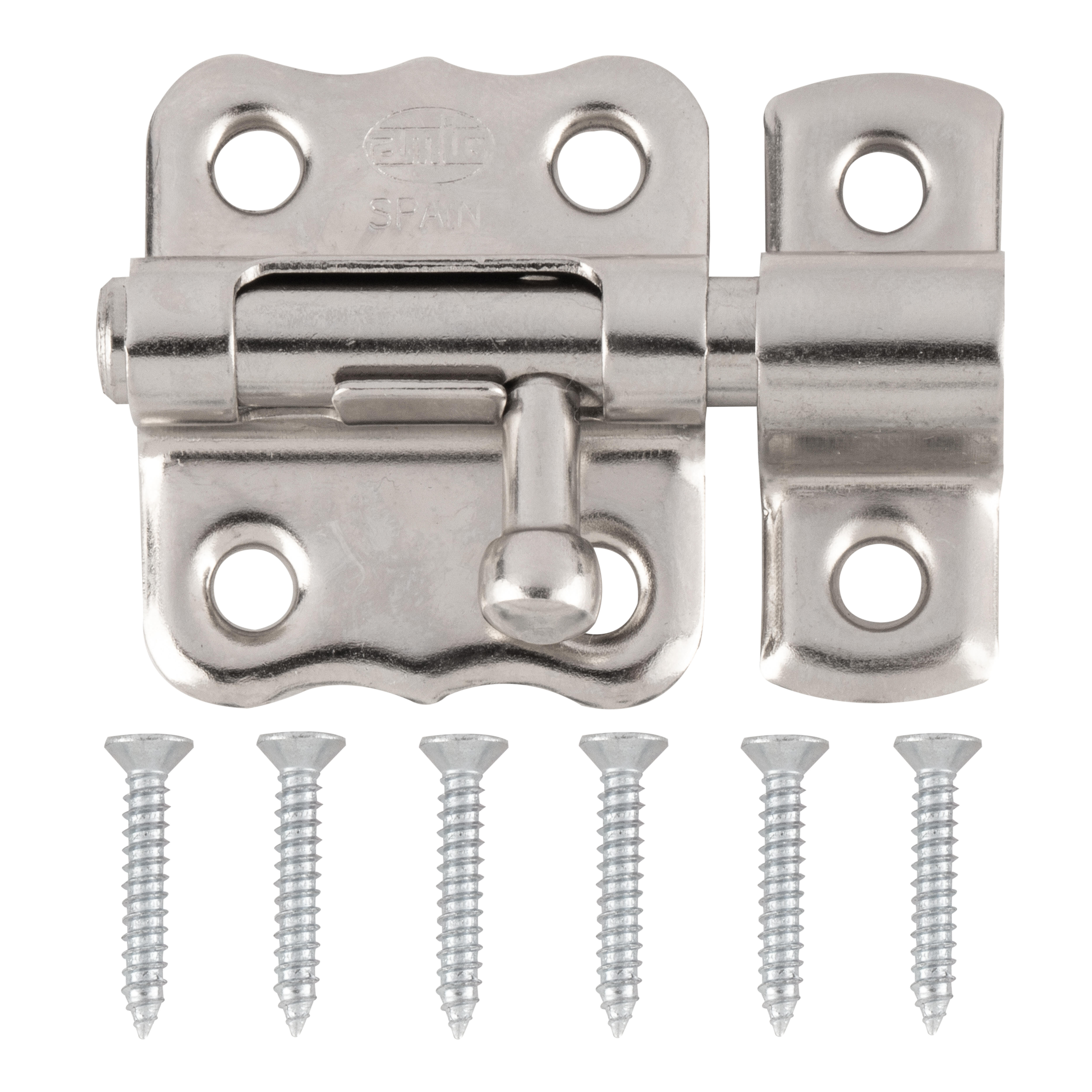 PESTILLO PUERTA DE SEGURIDAD PARA INTERIOR NIQUELADO AMIG - 3