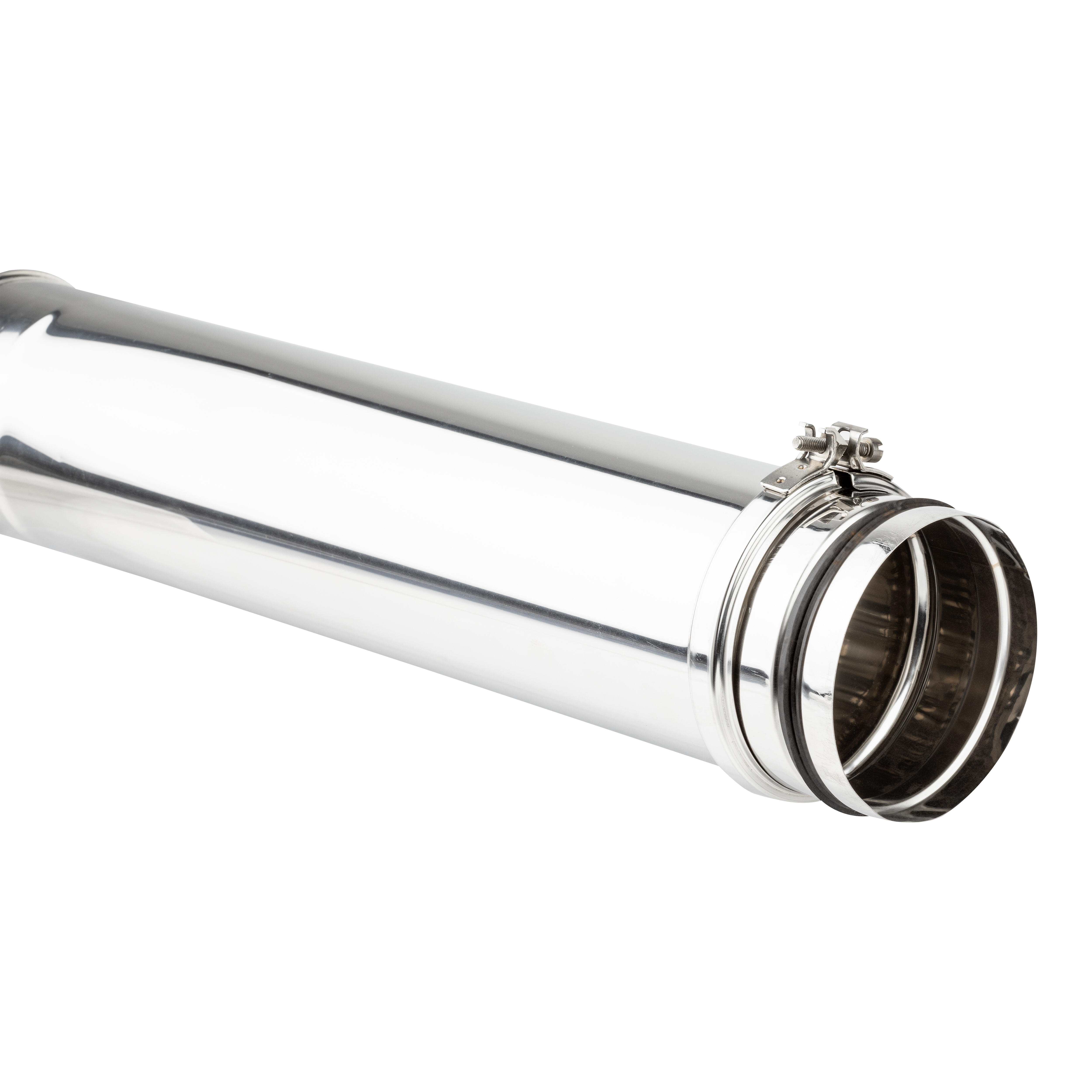 TUBO INOXIDABLE PARED SIMPLE 150MM 50CM - 2