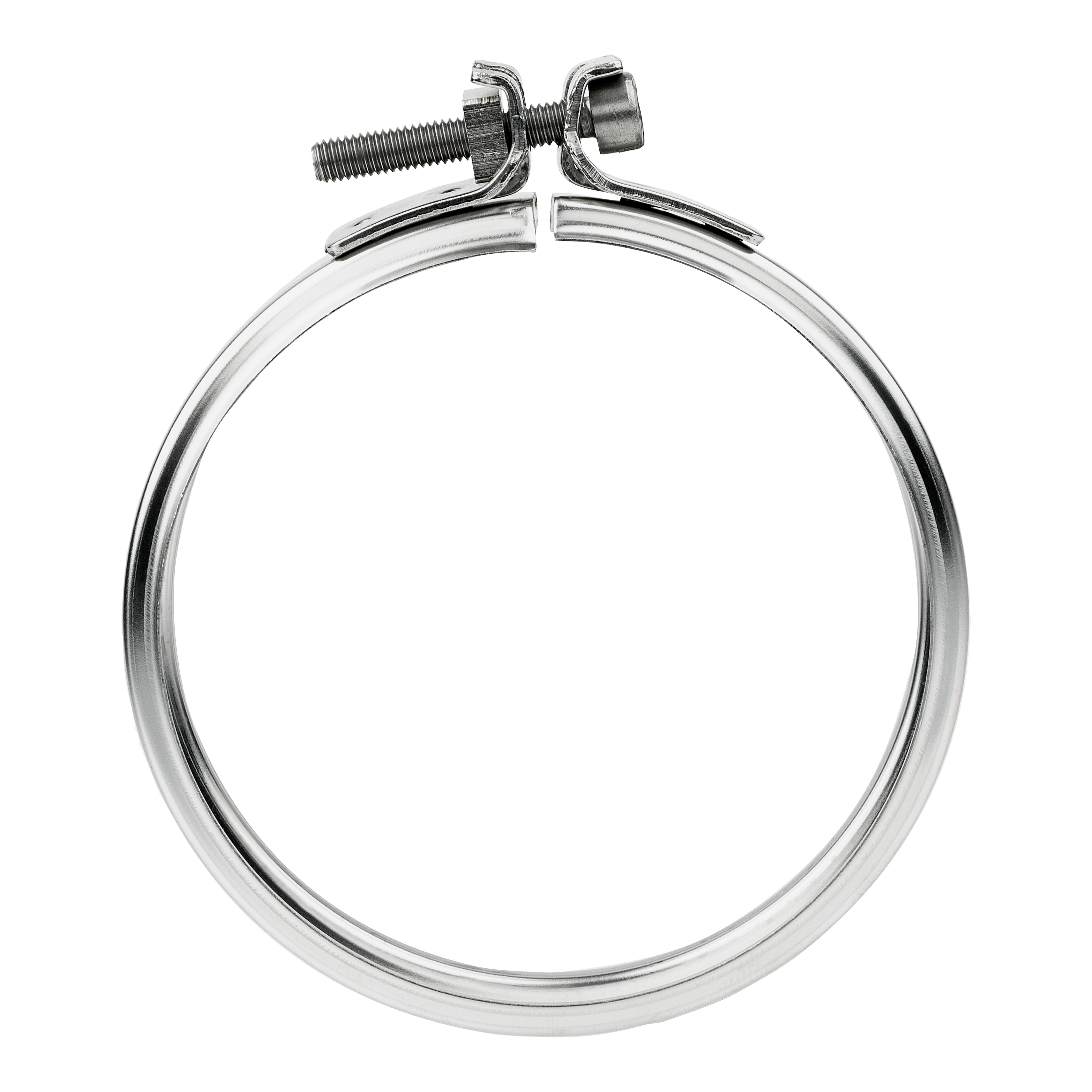 ABRAZADERA VIENTOS INOXIDABLE PARED SIMPLE 80MM - 2